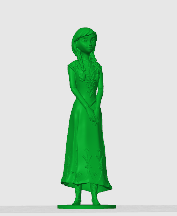 Frozen Anna with base
