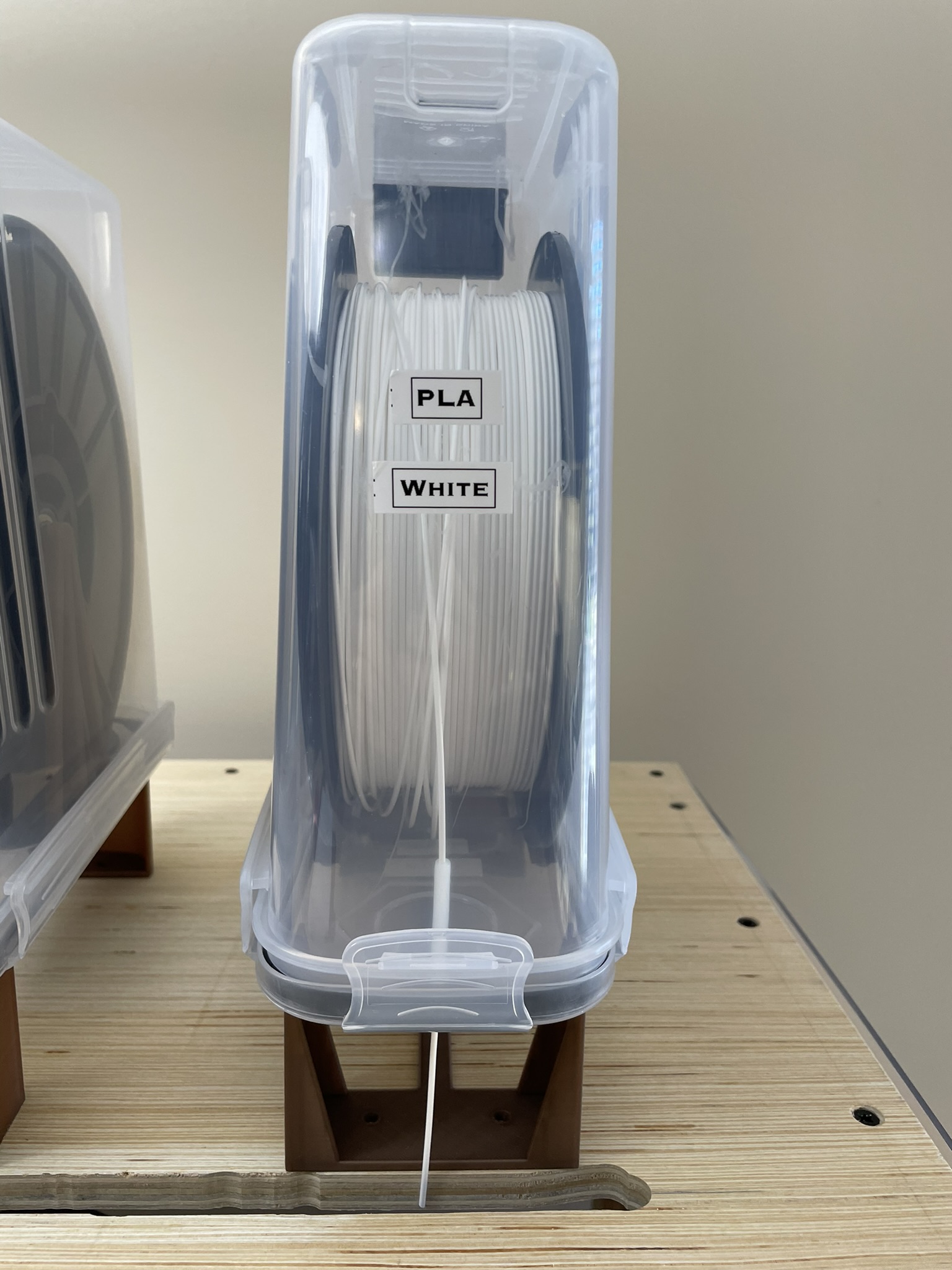 Filament Storage using Plastic Cereal containers Updated 11/12/2024