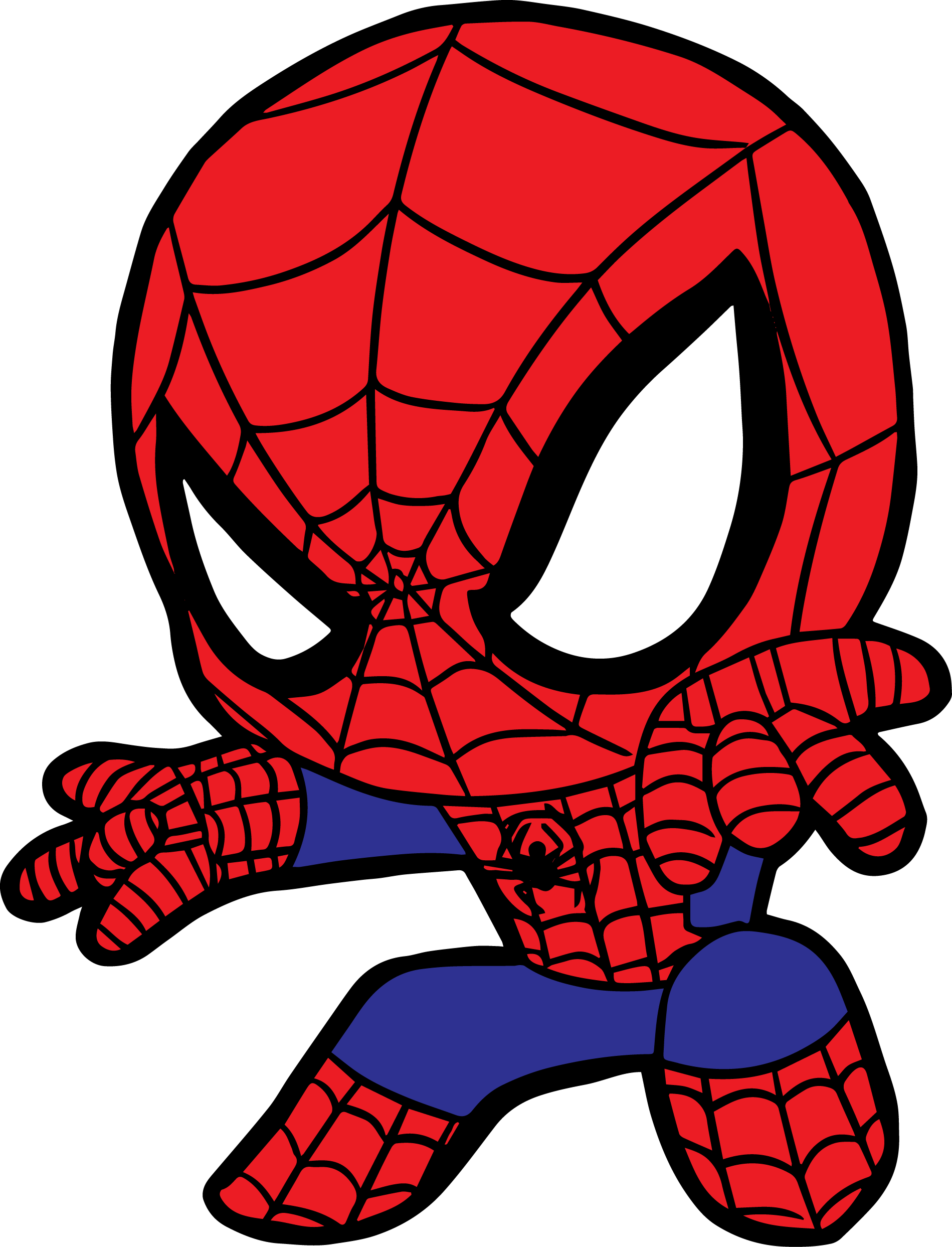 HueForge Spiderman web stance