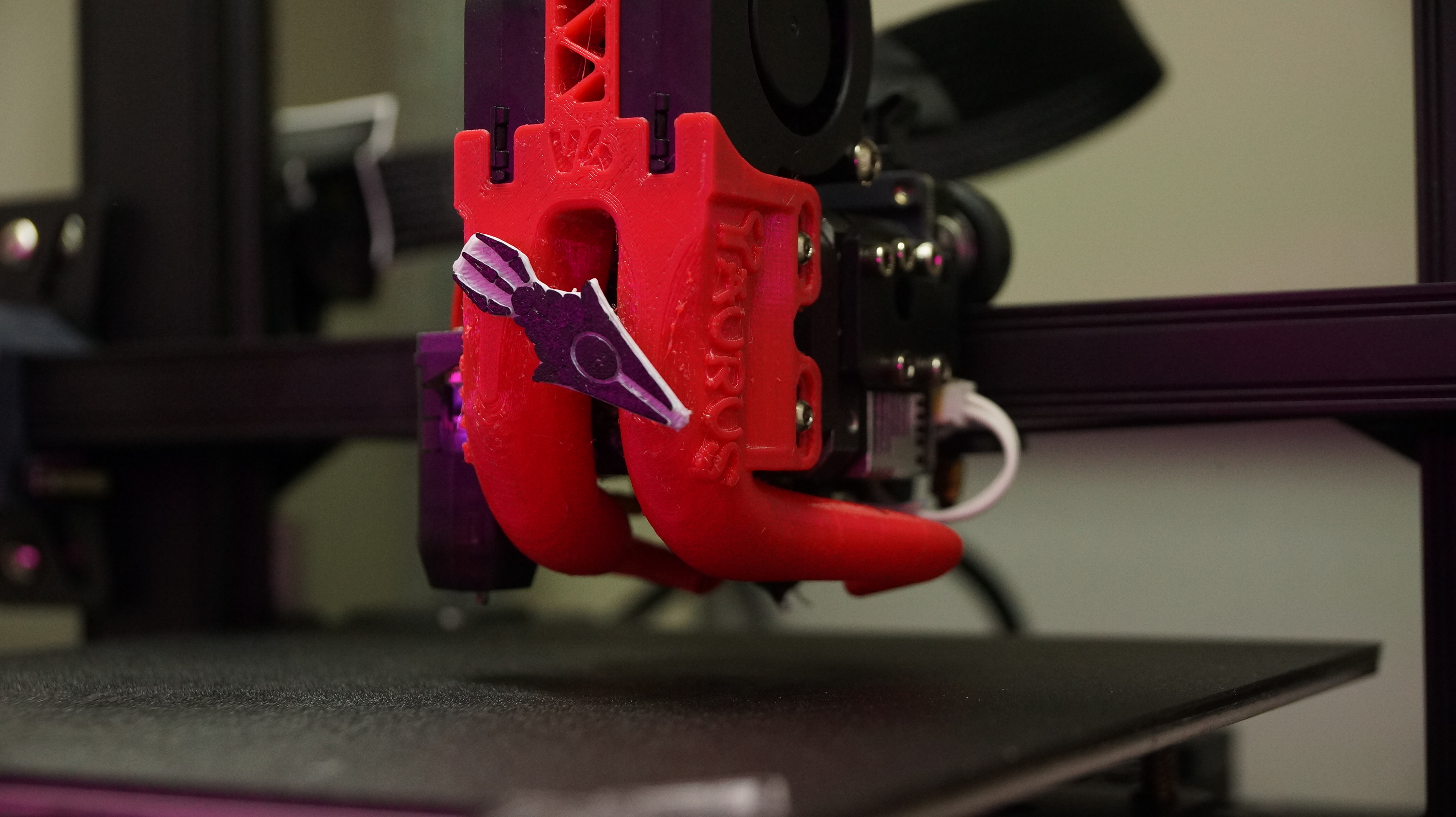 Mass Effect Reaper Extruder Visualizer for Creality Sprite Taurus Cooling Duct