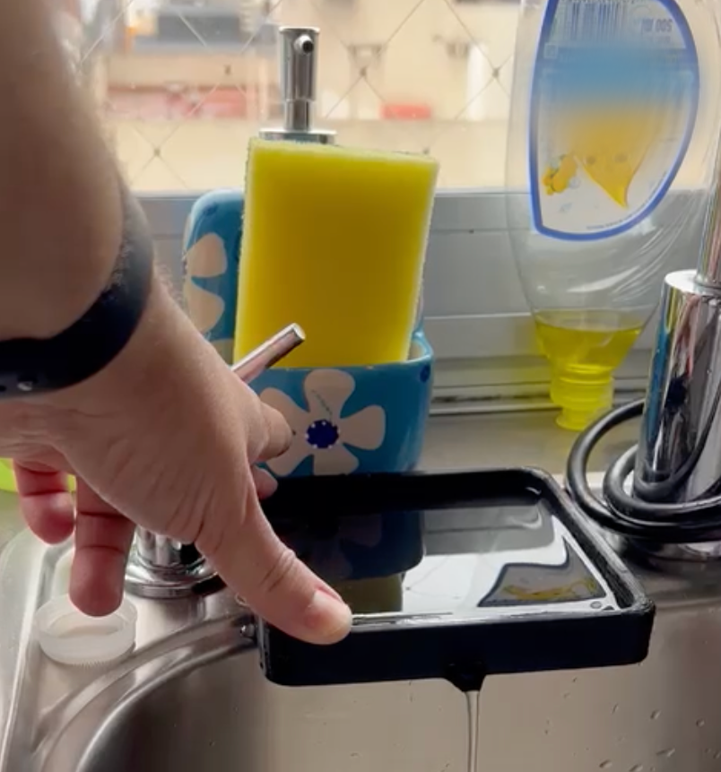 Tray to drain water in sponge holder - Bandeja para escurrir agua en porta esponja