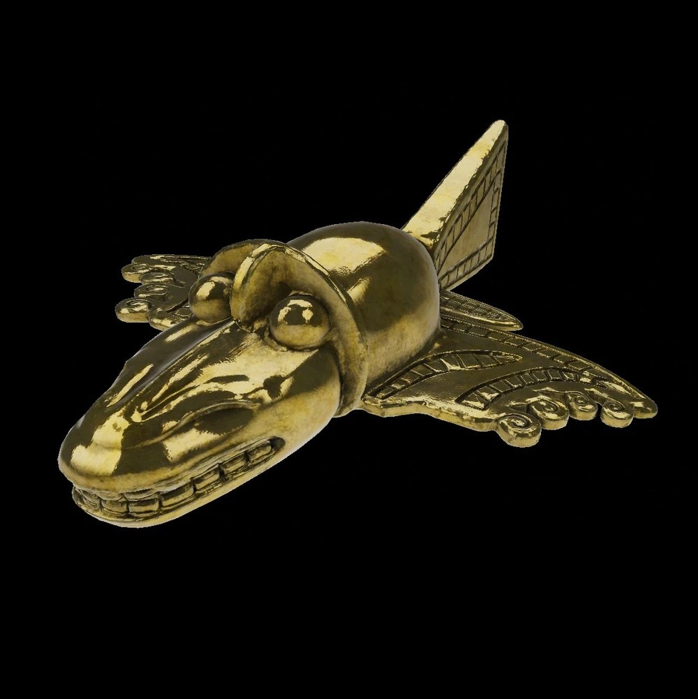Inca, Aztec figurine from the game Tomb Raider