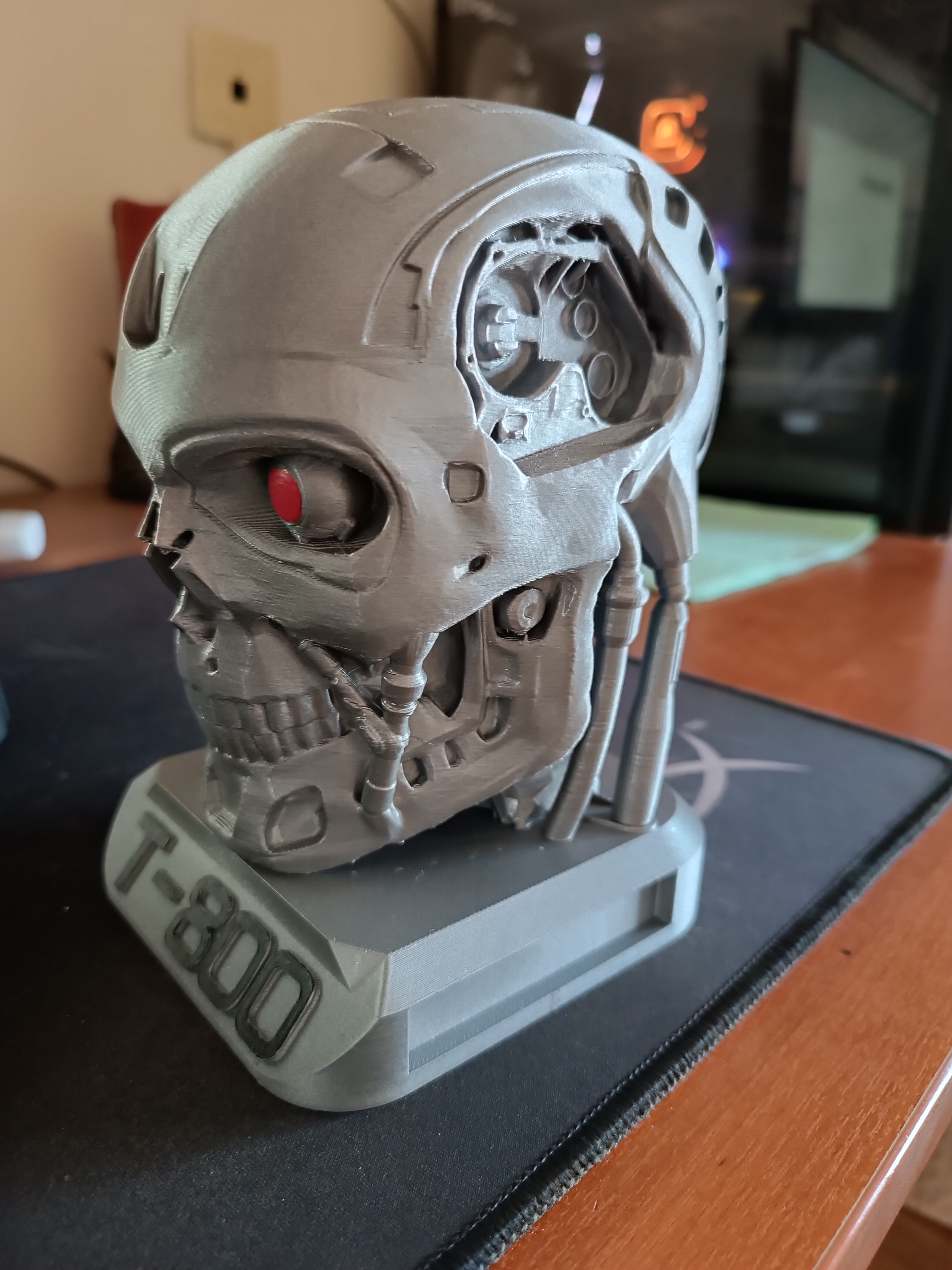 T800 Smooth Terminator Endoskull Printable WithBase (not ExoSkull)