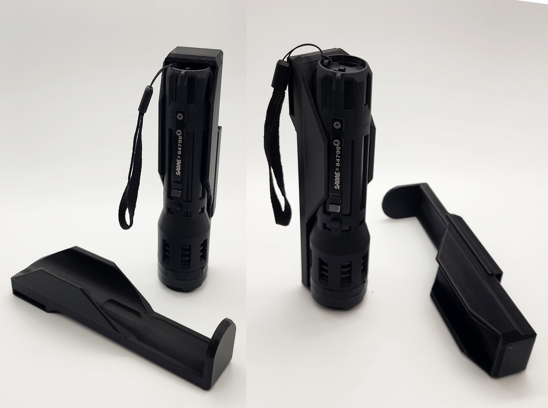Sabre Flashlight Stun-Gun Belt Holsters - Vert/Horiz