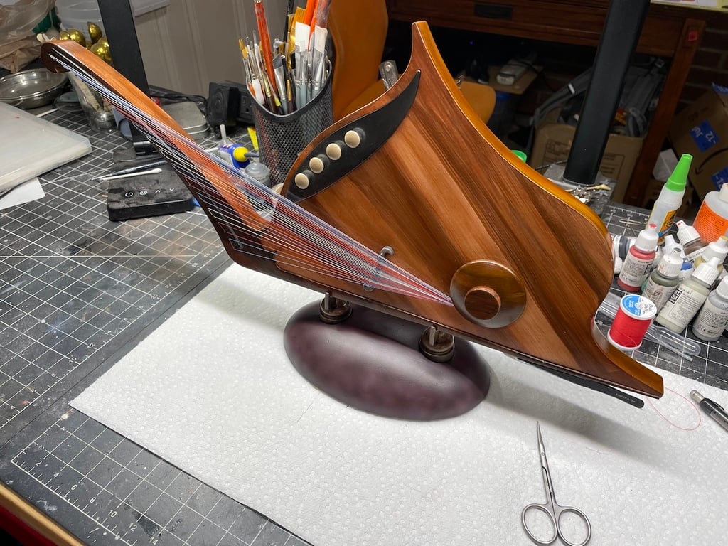 Vulcan Harp (Lute, Lyre or Lyrette) - Full Scale and 1/4 Scale