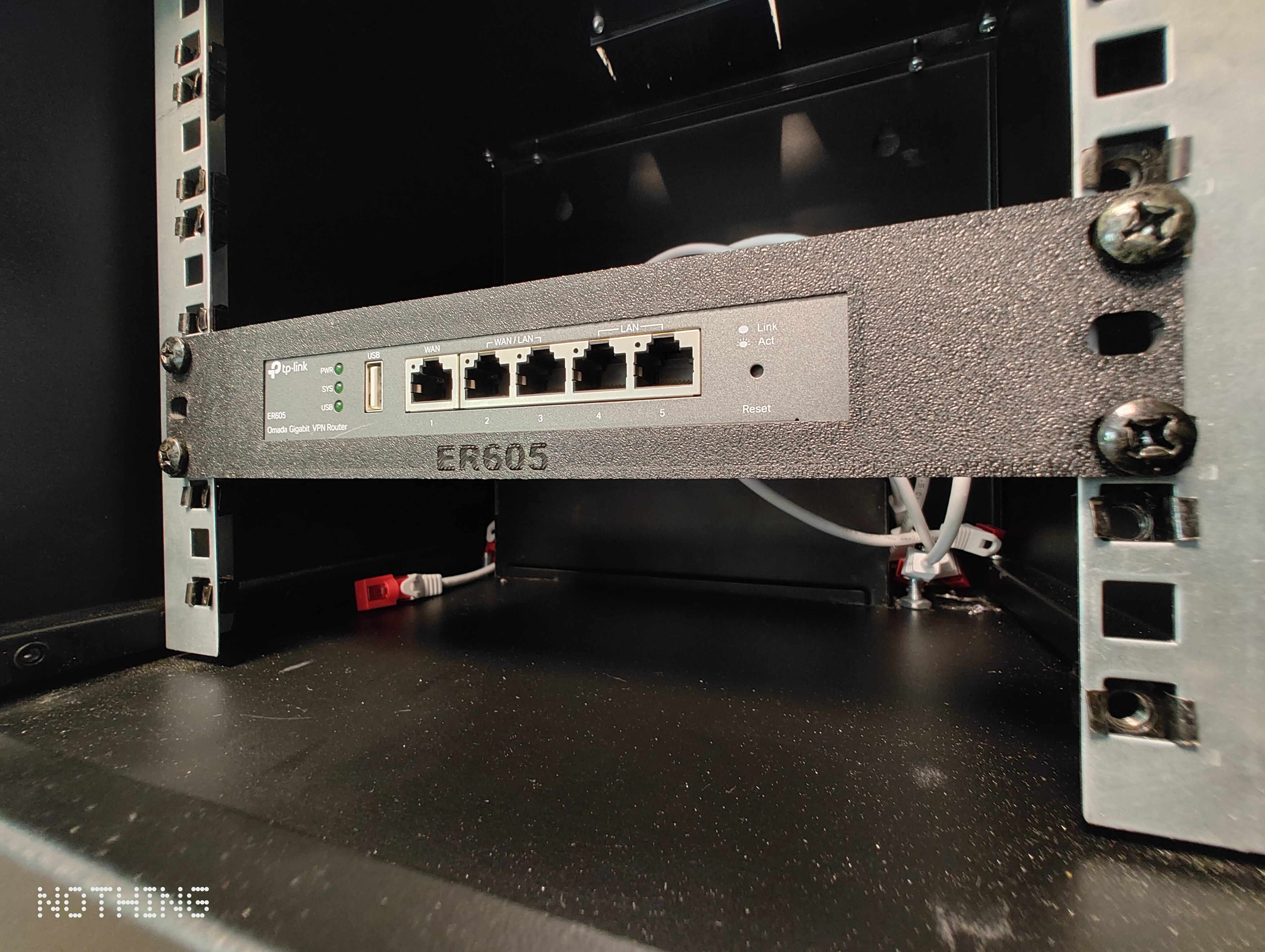 10" Rack mount for TP-Link ER605 Router (Omada)