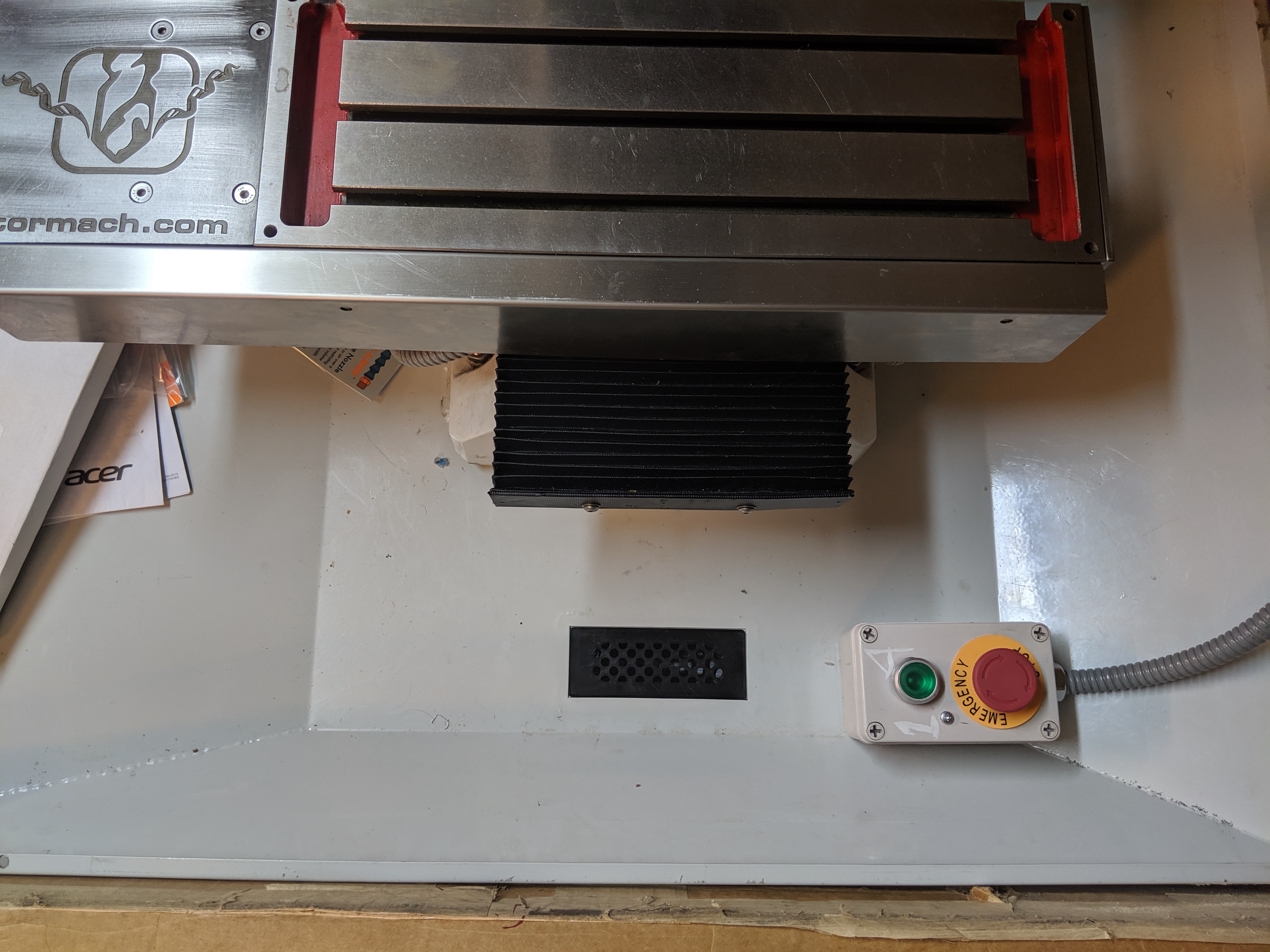 Tormach 440 Coolant Drain to 1/2" ID Tubing