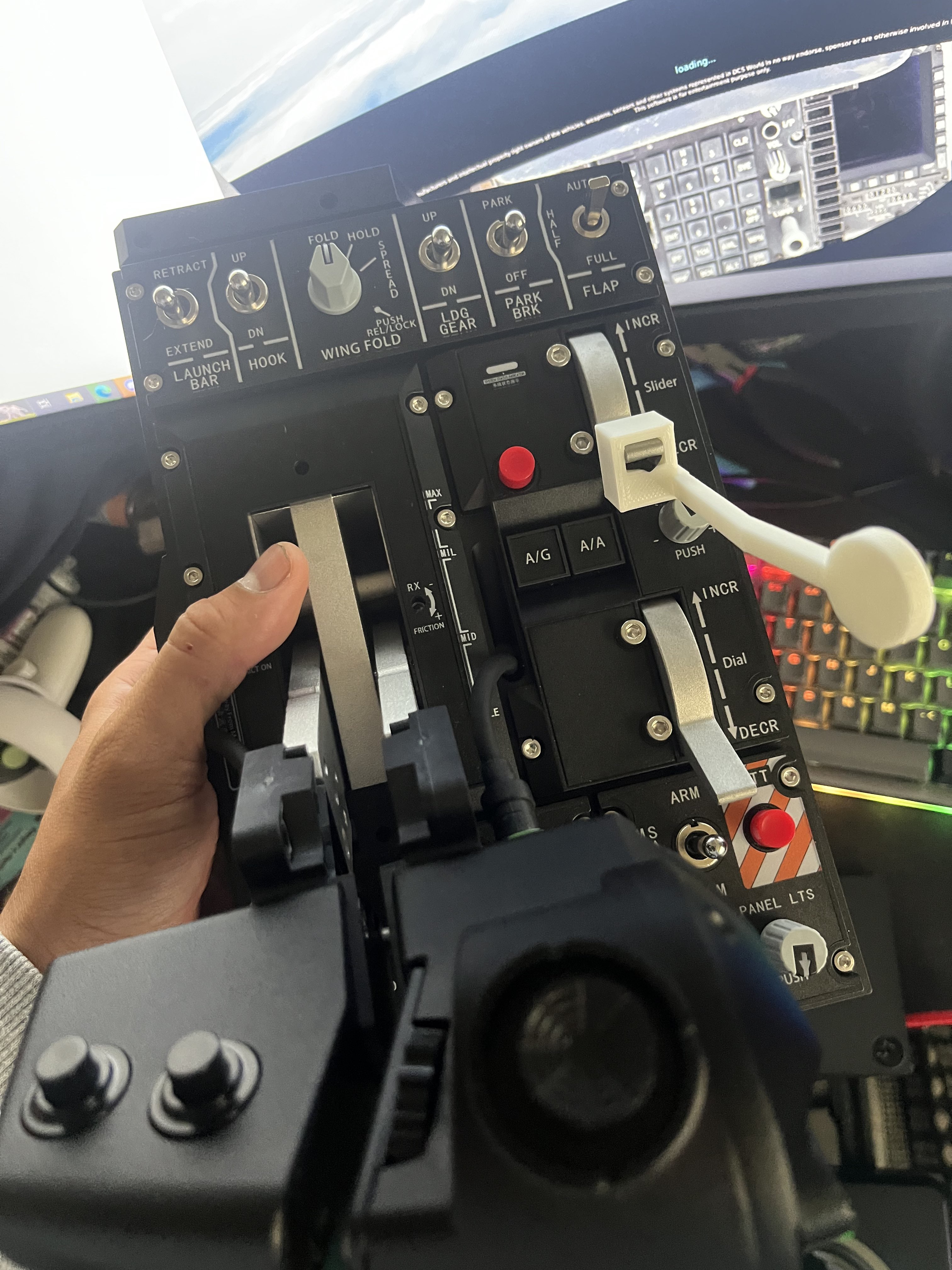 AV8B Nozzle for Winwing Orion 2