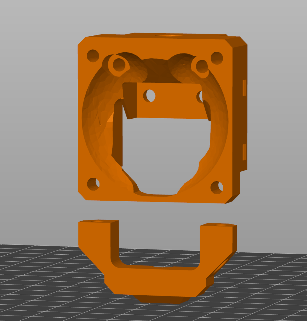 EVA 2.4 Hotend Mount Standard MK8 Hotend