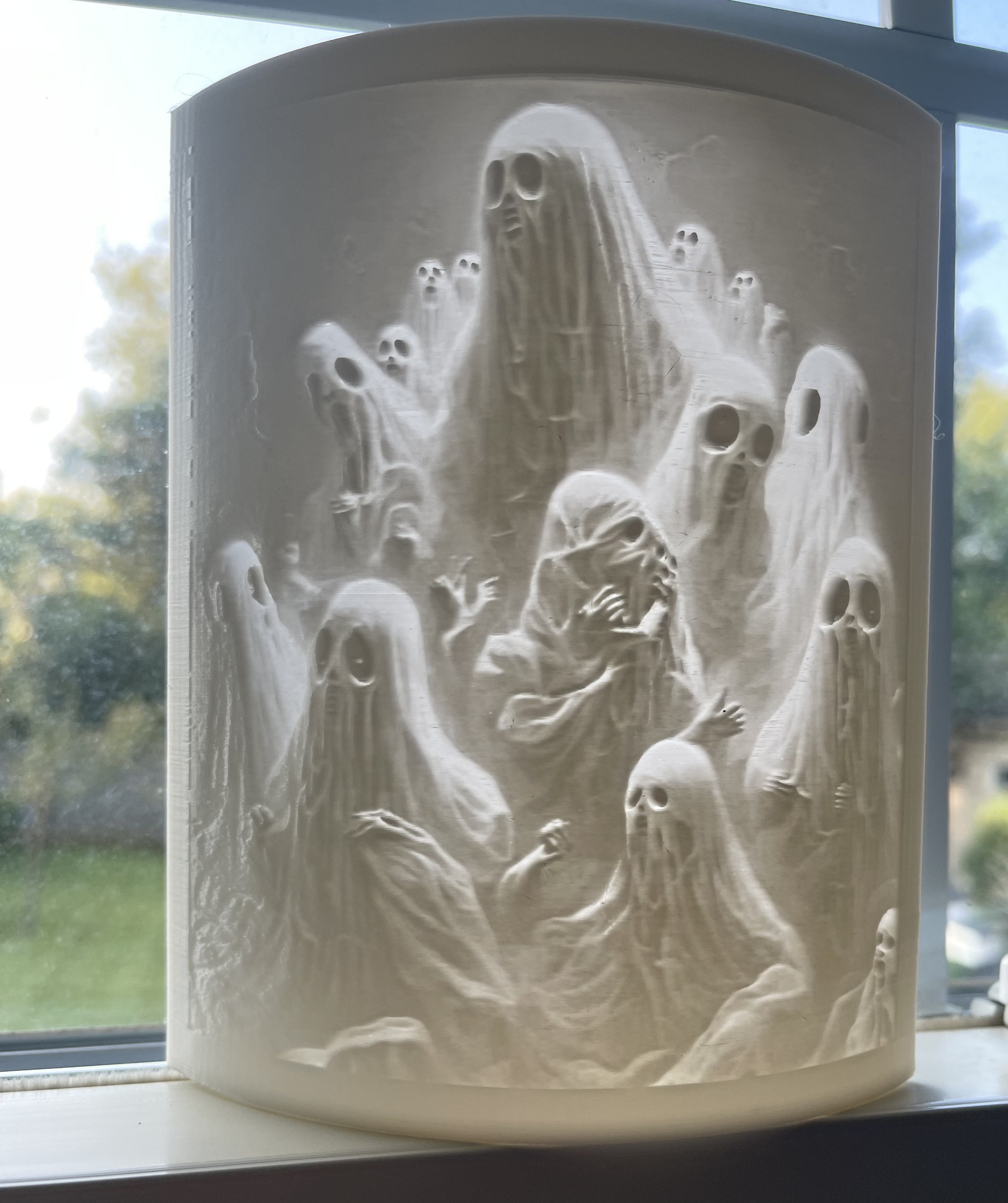 Lithophane Nightlight Ghosts