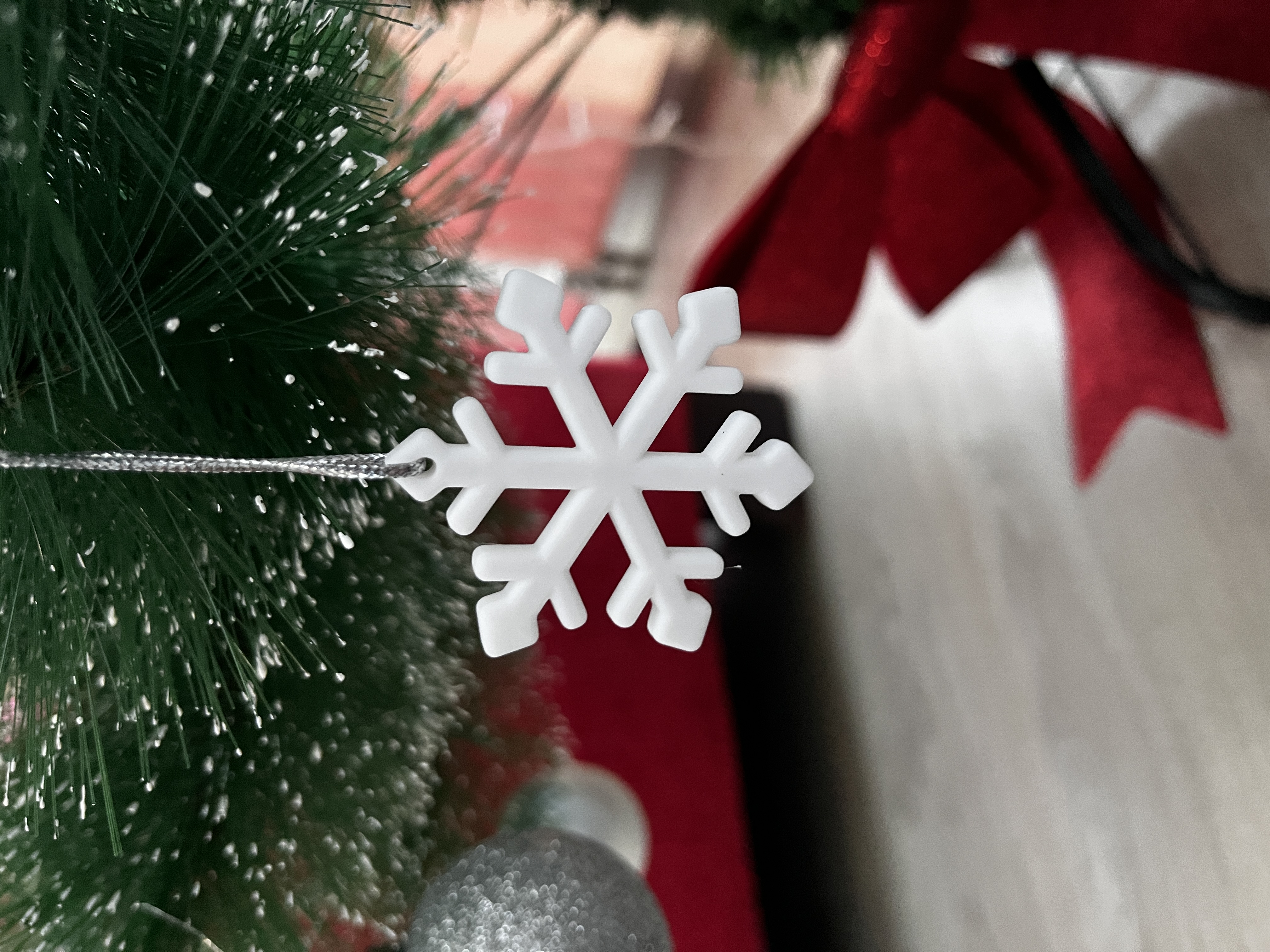 Copo de nieve decoración navidad
