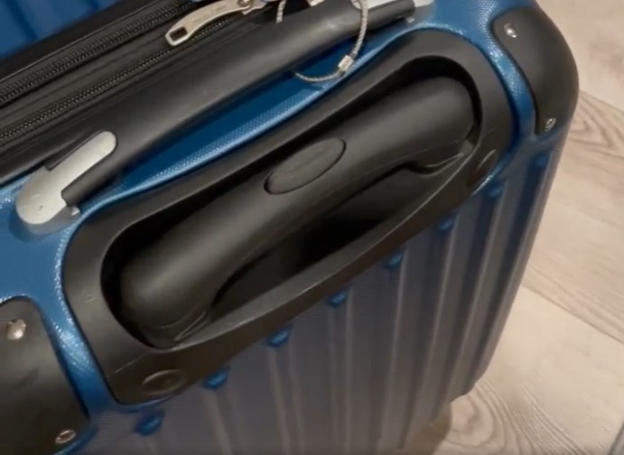 Travel Time Luggage Handle Button