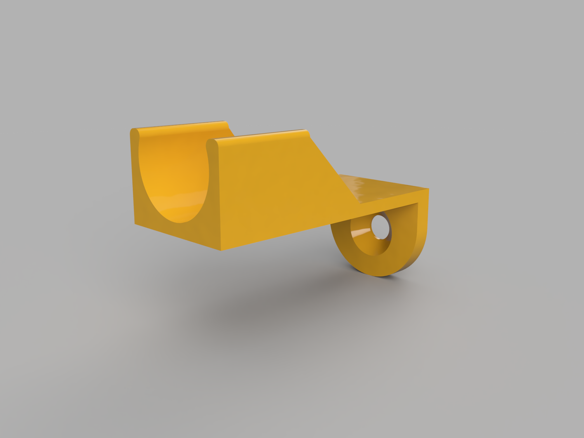 16mm Rohrhalterung zum schrauben (90° Winkel) | 16mm pipe clamp (screw mounted)