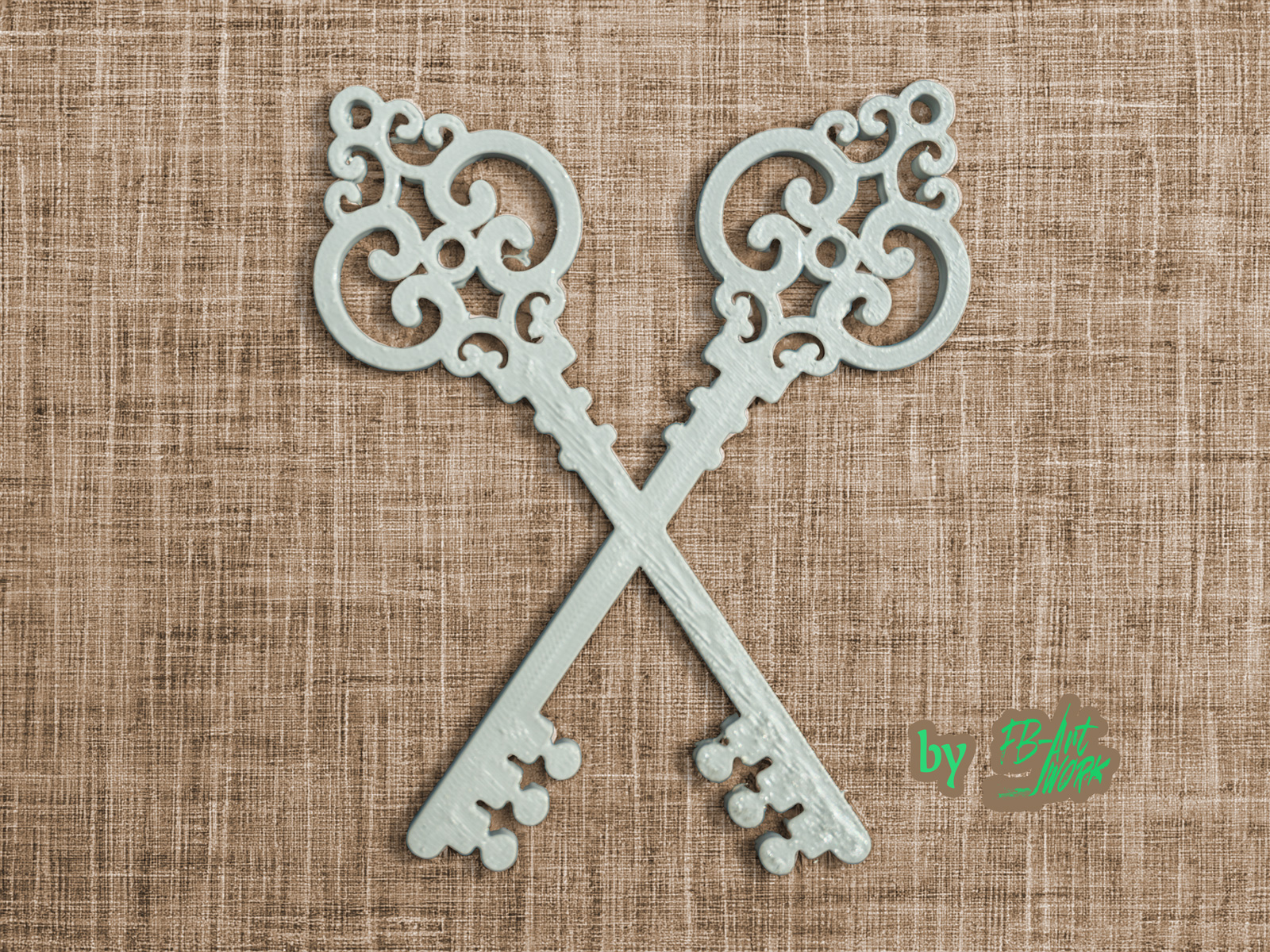 Ornament Crossed Keys