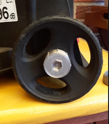 Hub lawnmower wheel, Nabe Rasenmäher-Rad
