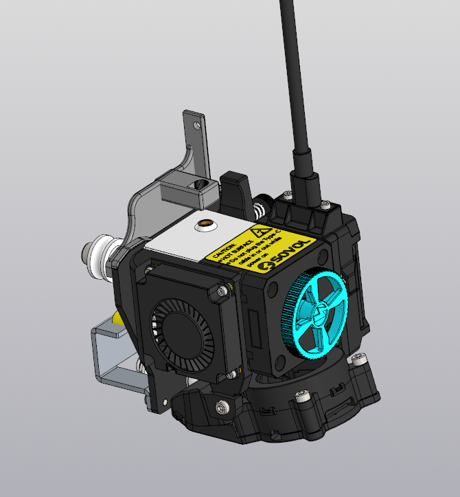 Attaching the Sovol SV06 ACE filament sensor to the extruder without changing the extruder position