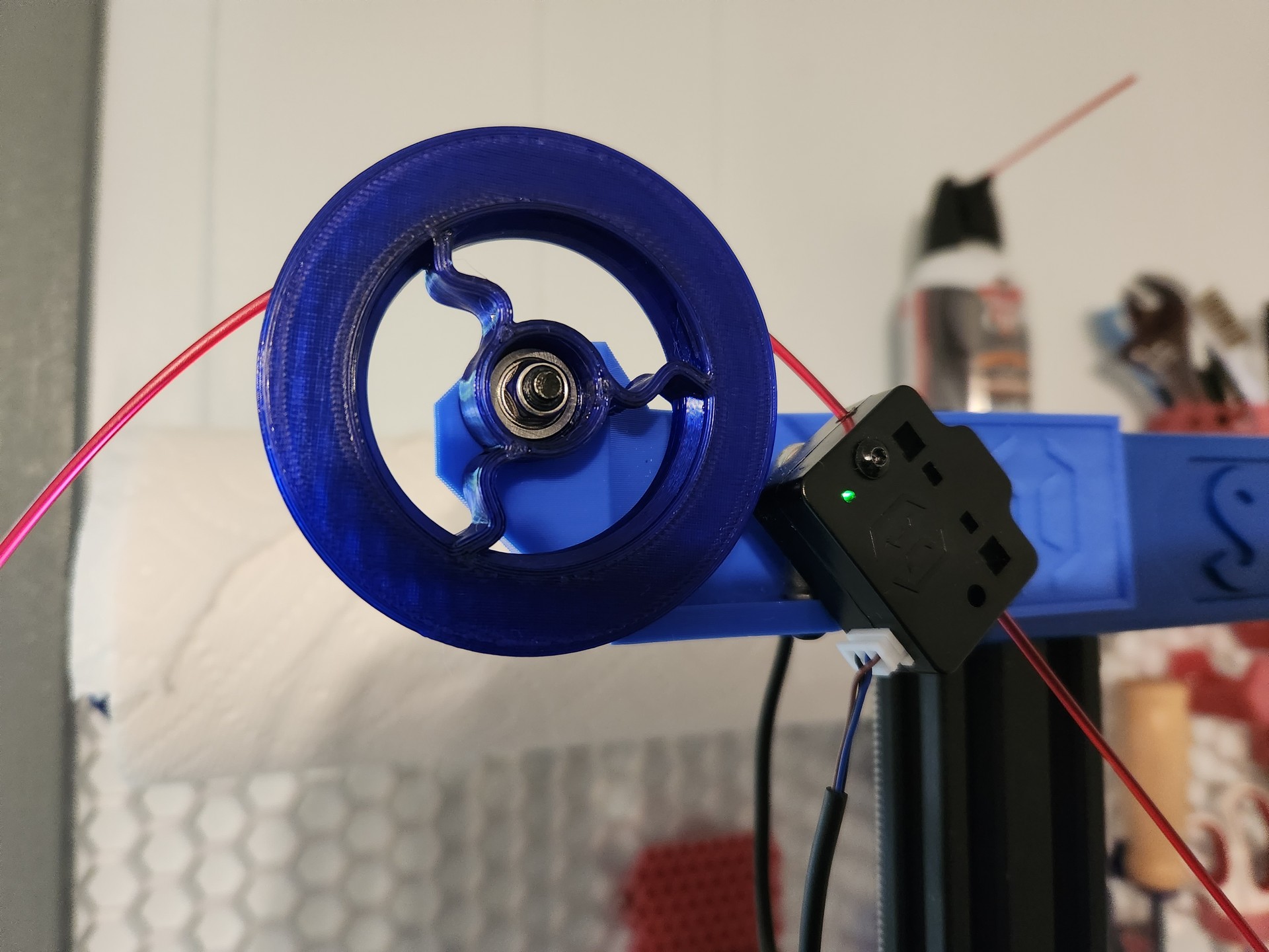 Deeper Pulley for Artillery Sidewinder X2 Side Spool System
