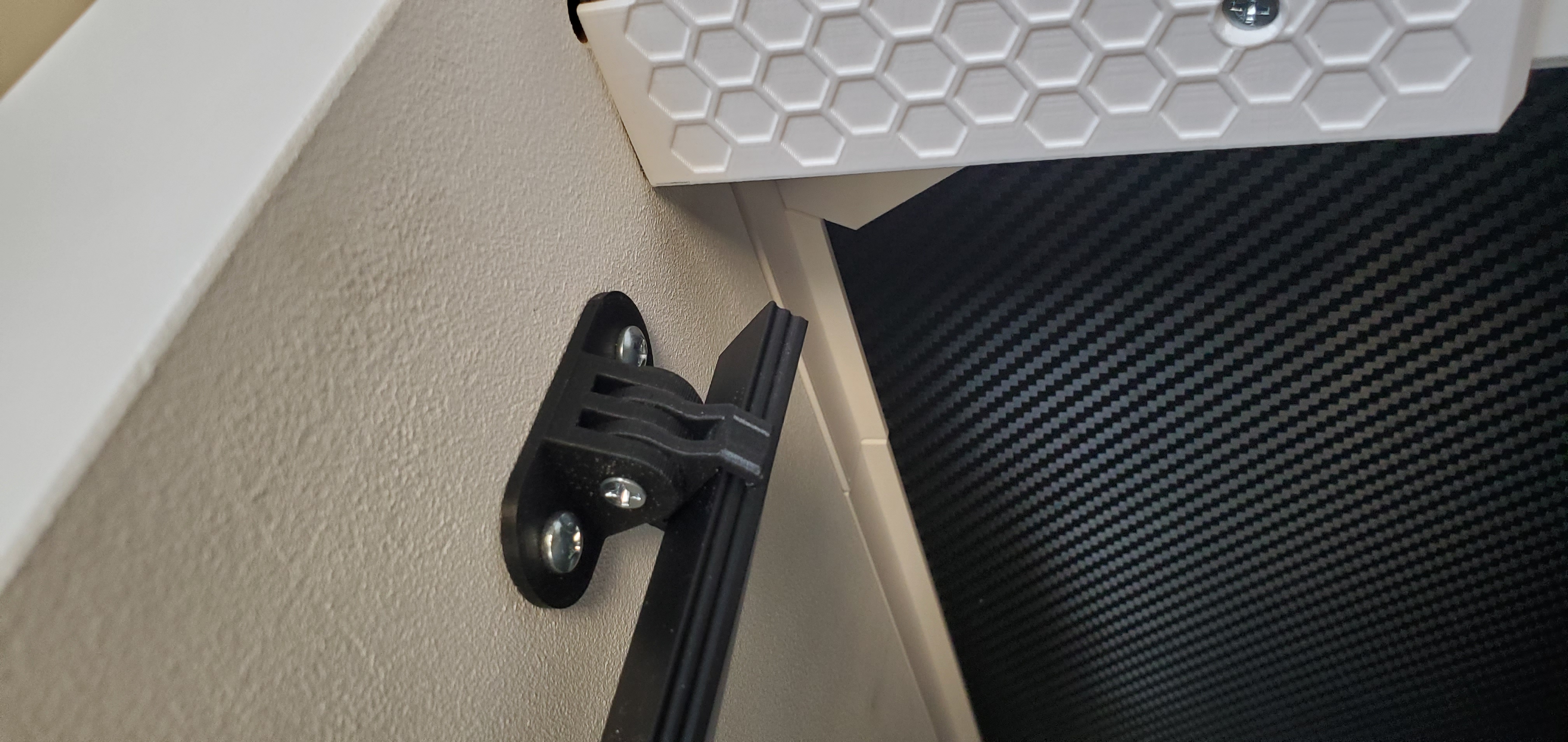 Go-Pro style mount for 17x9mm LED channel