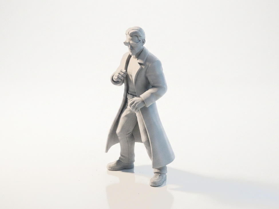Keanu Reeves Neo Figurine Matrix Movie 3D Printable