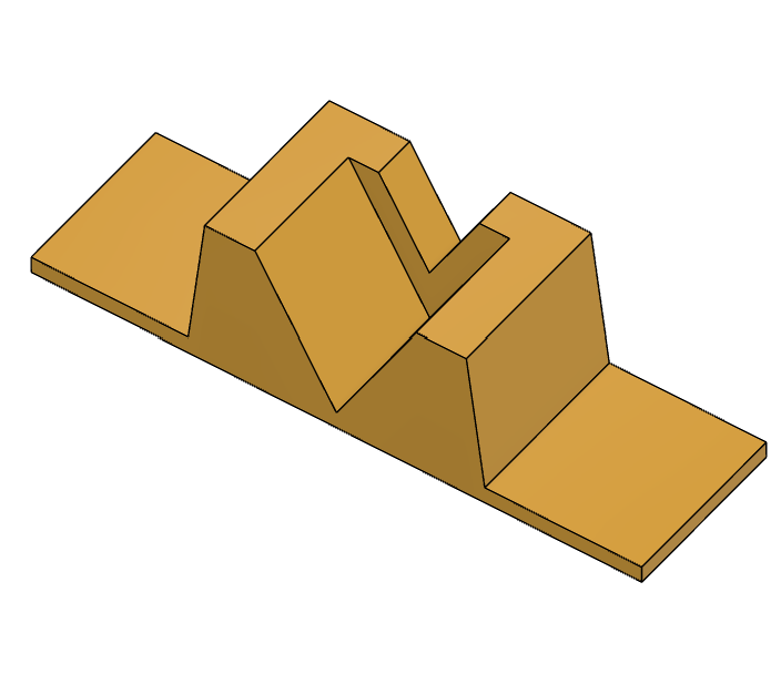 Orbiter 2, V-Block filament hob gear alignment jig.
