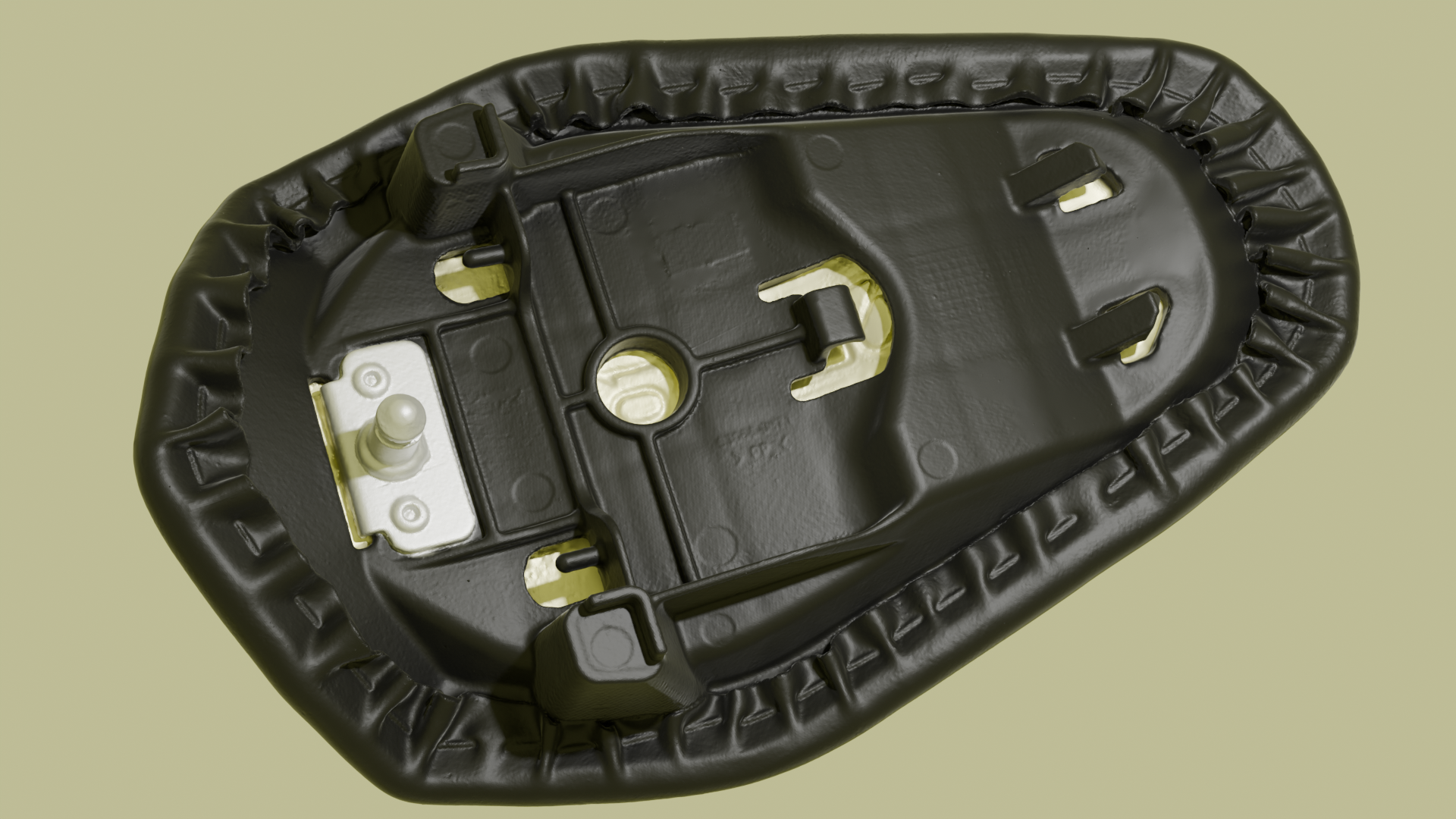 ZX-4R Rear/Pillion Seat 3D Scan