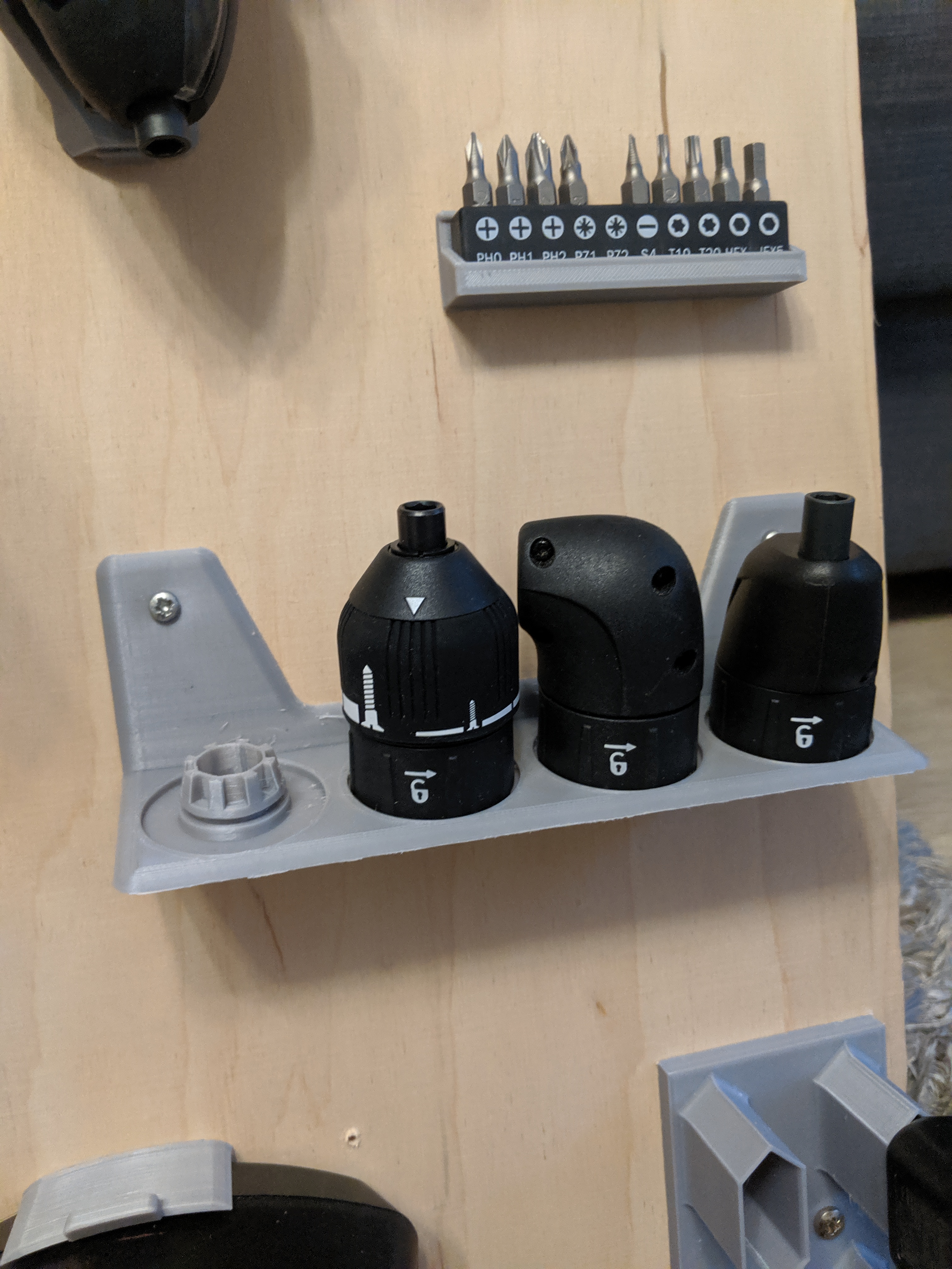 Wall-Mount for Bosch IXO Auxiliary Head (re-design)