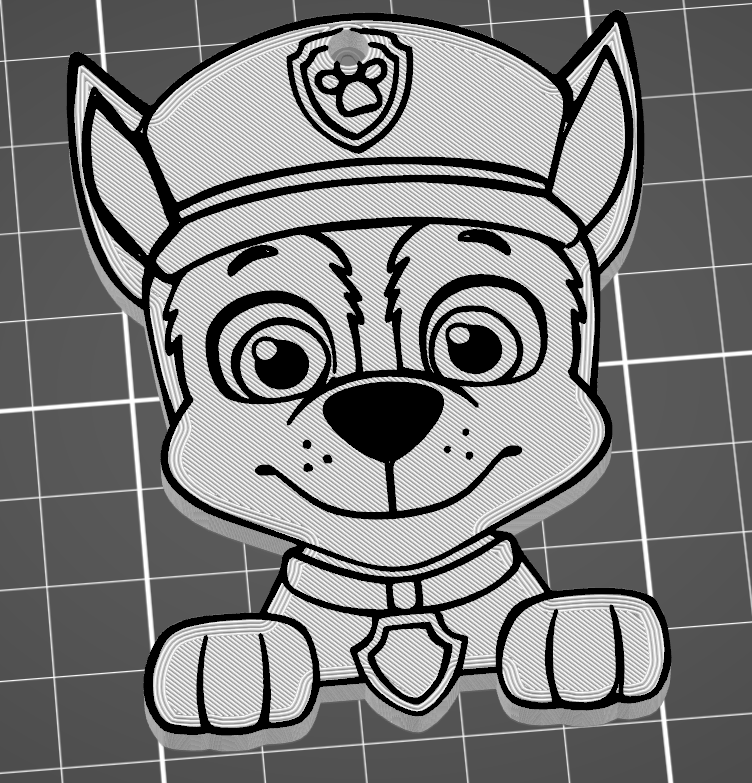 Medaile Tlapková patrola 8cm (Paw Patrol medal)