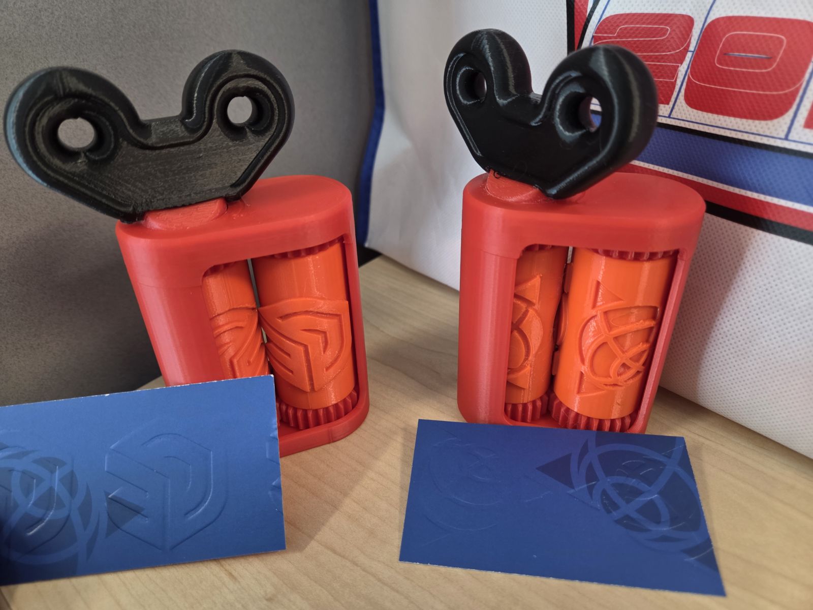 SketchUp and Trimble Business Card Embosser