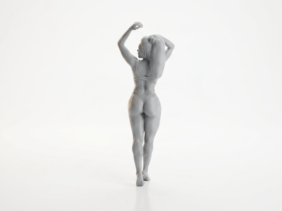 Bikini Babe Figurine Female Figure 3D Printable