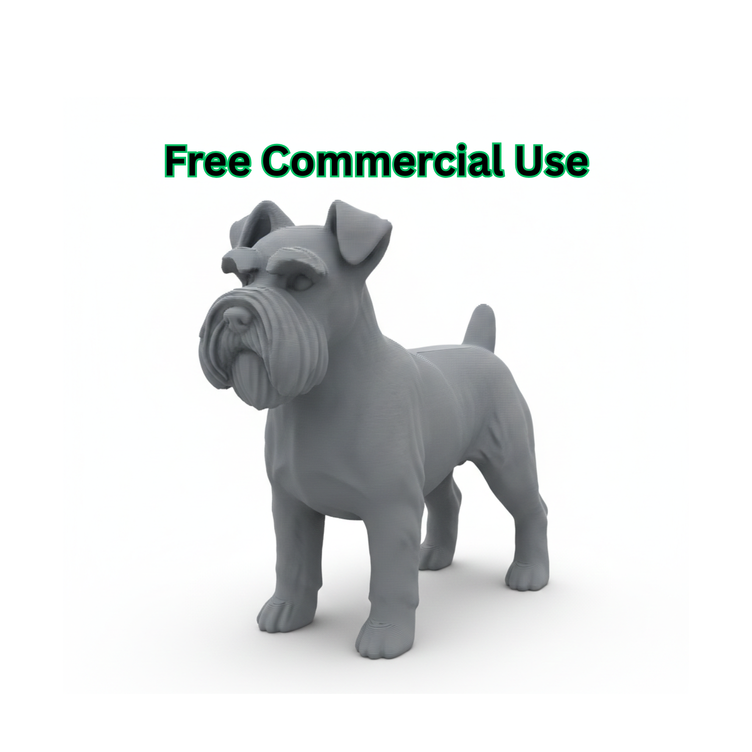 Miniature Schnauzer Figurine