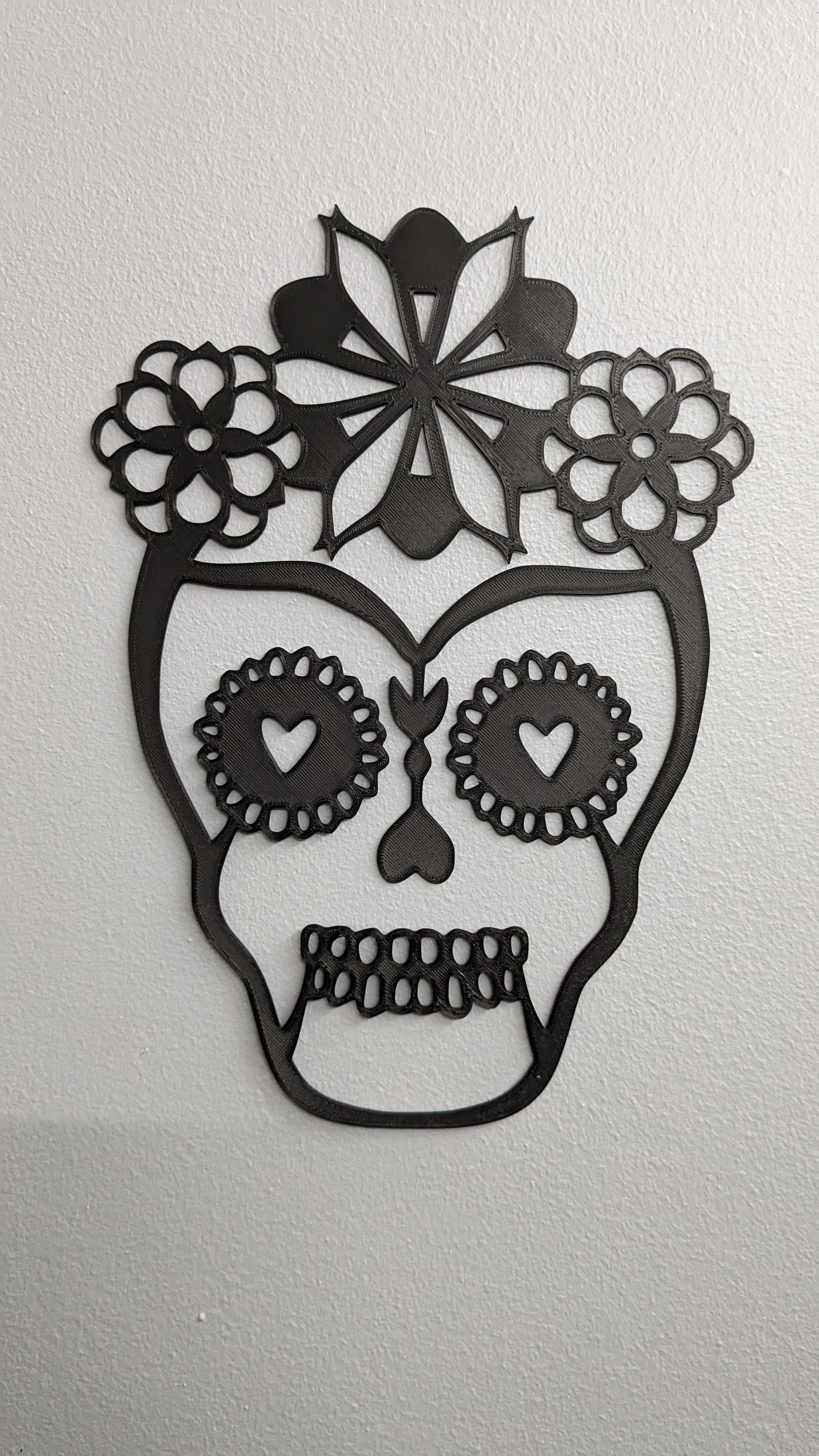 Halloween Wall Art: Catrina Skull