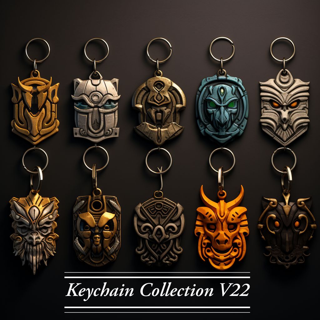 Keychain Collection V22 20 different Keychains! Follow Please!