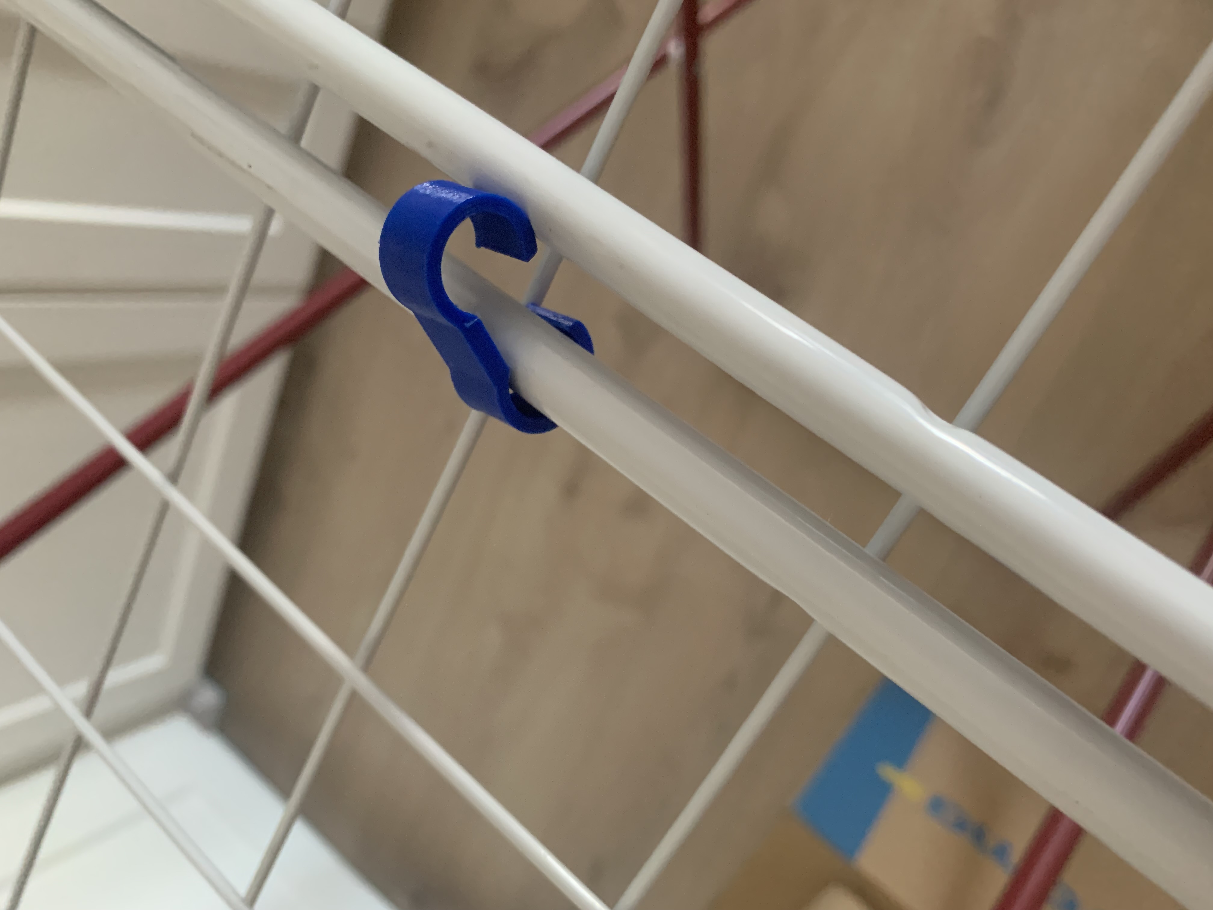 Connector for (laundry) drying rack, airer