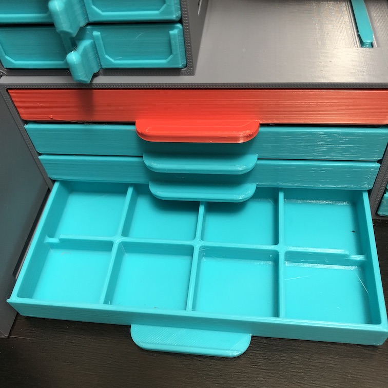 Honda - Double wide drawers for small part storage