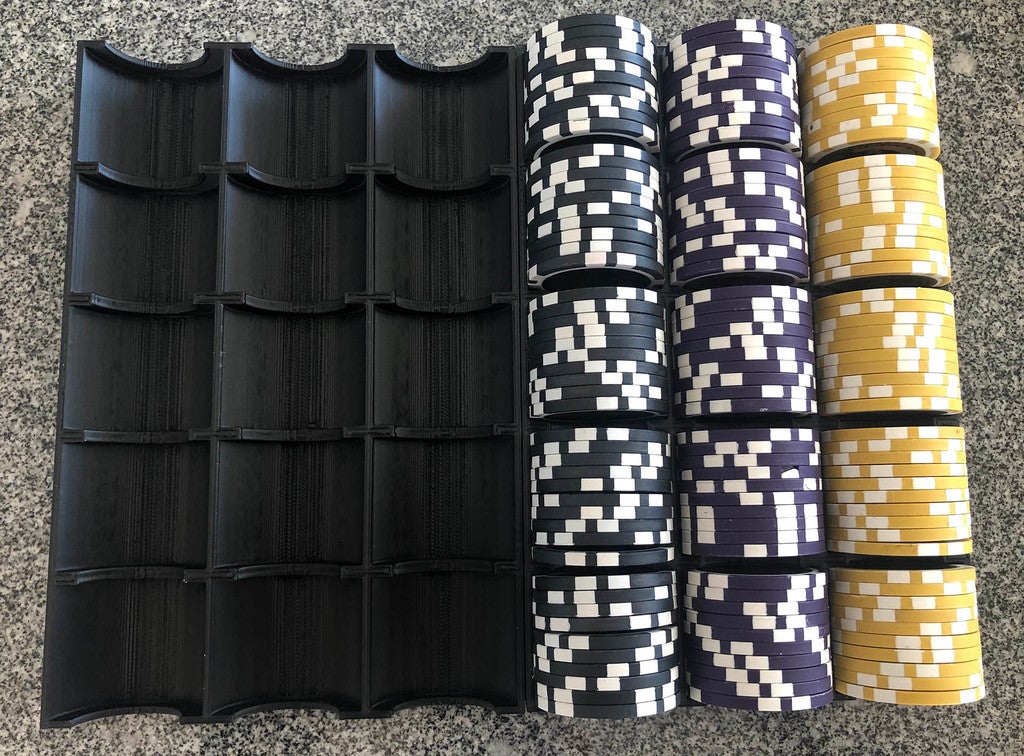 customizable poker suitcase inlay chip rack card holder