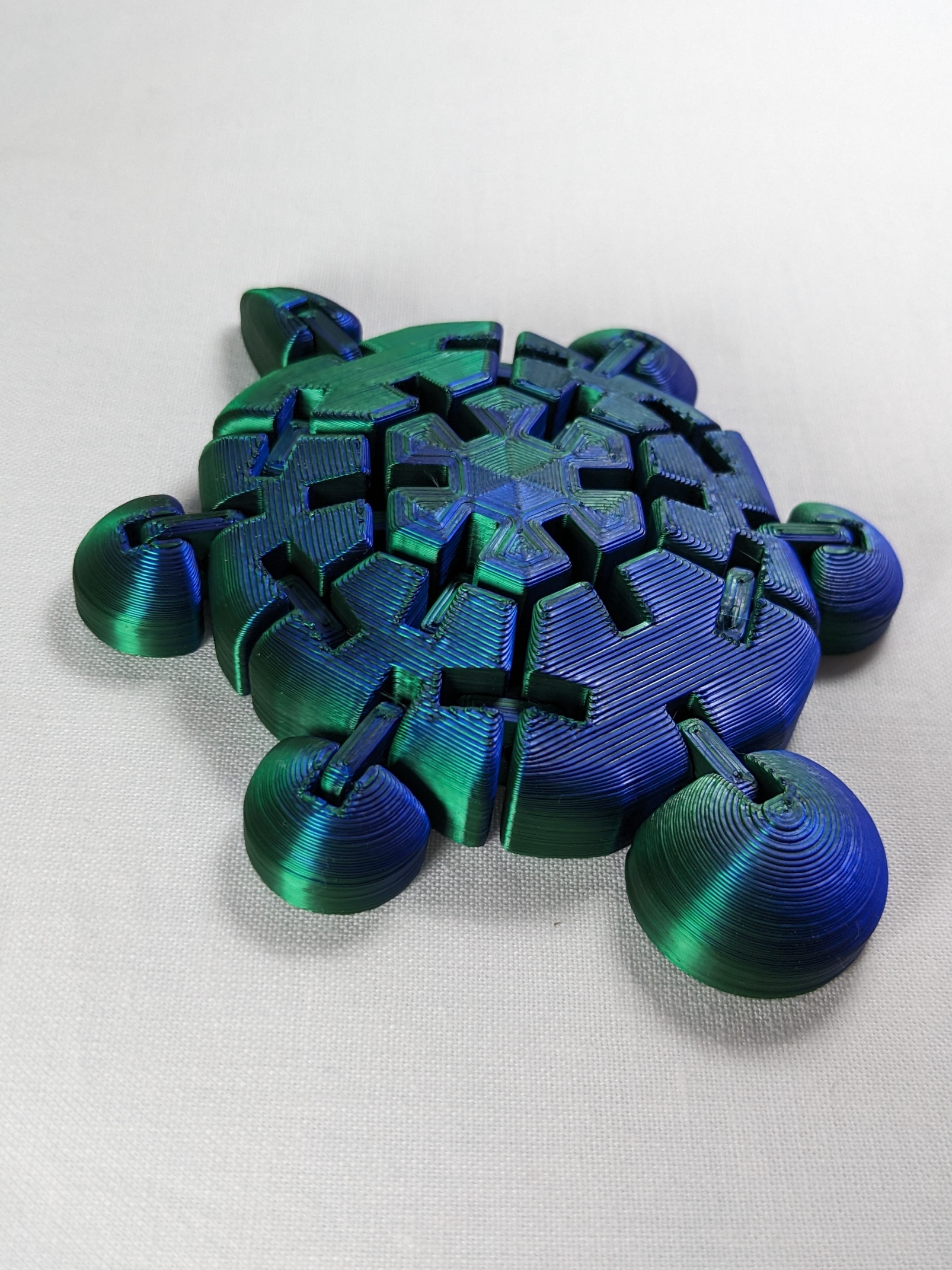 Articulating Flexi Fidget Turtle Toy