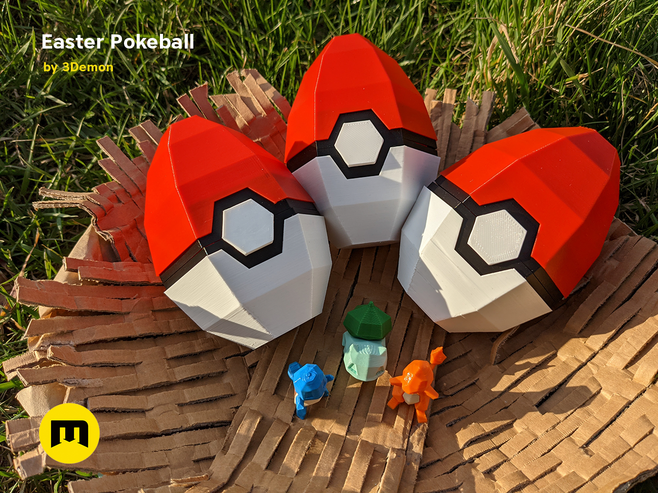 Pokeball Easter Egg Box Decoration