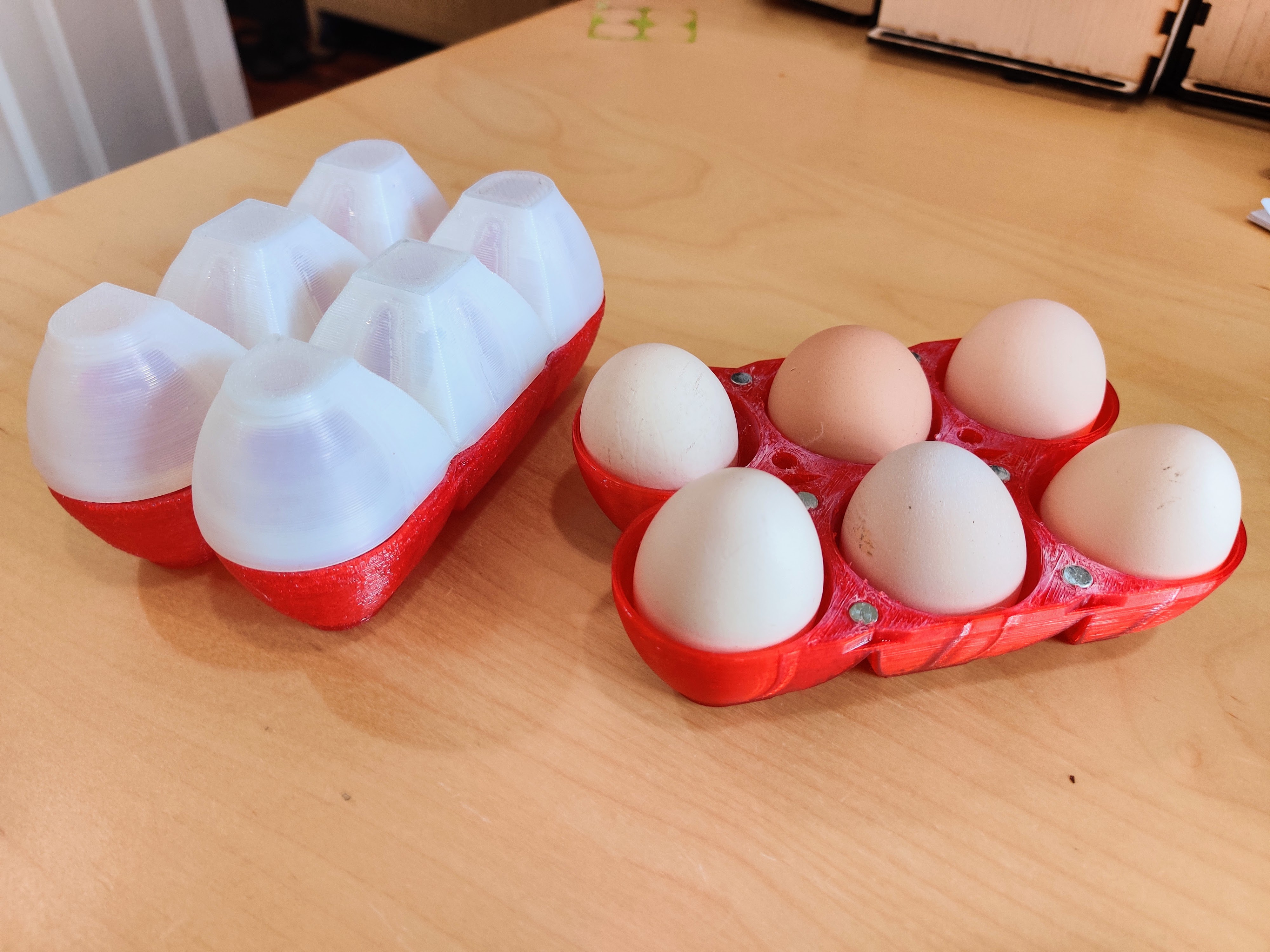 Customizable Egg Carton with Magnetic Snap Lid (Fully Parametric)