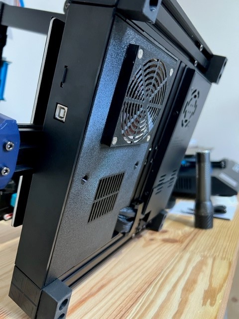Cache carte mère pour ventilateur 80x25mm Anycubic Kobra