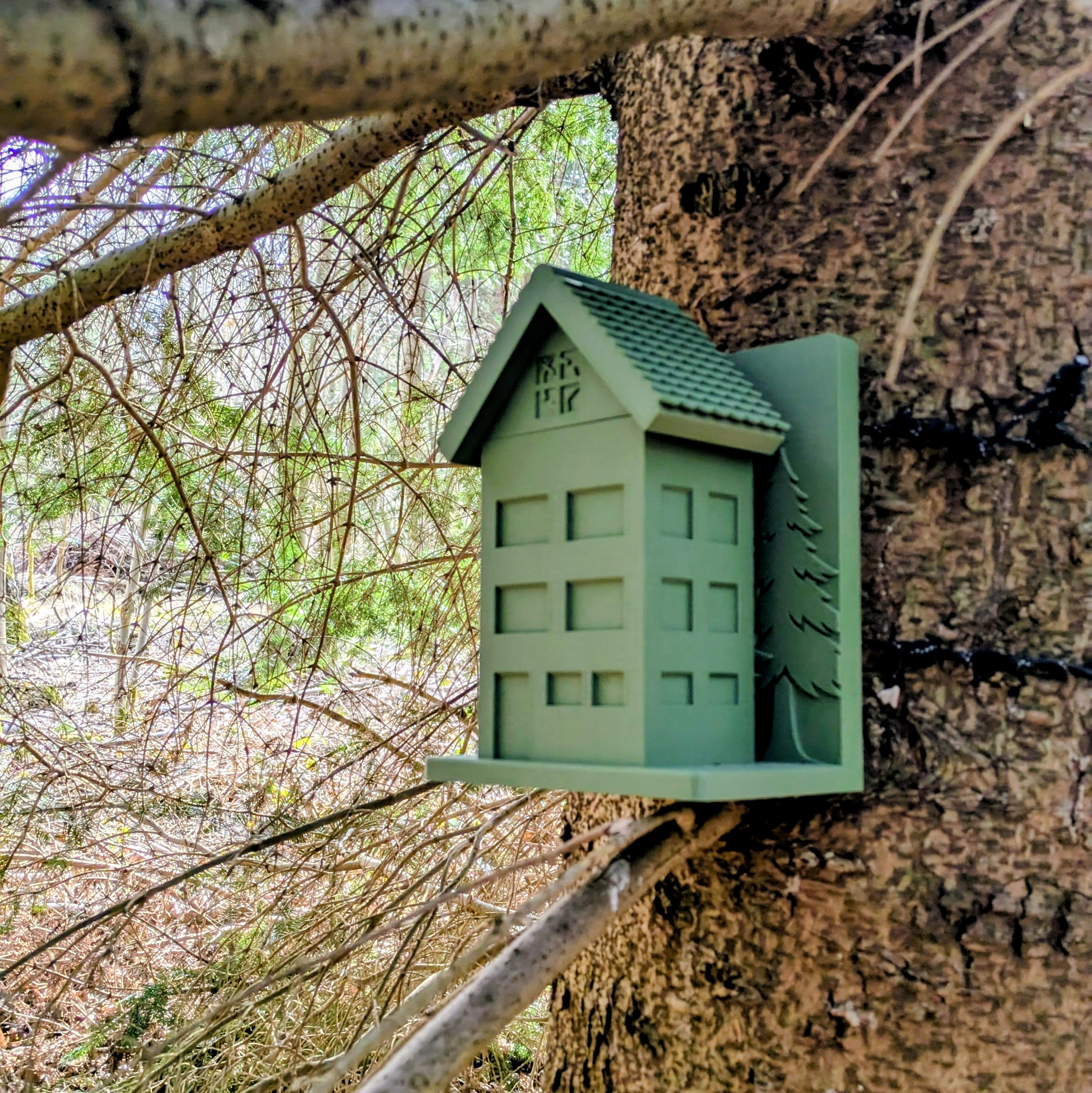 Geocache container: House in the woods - Haus im Wald