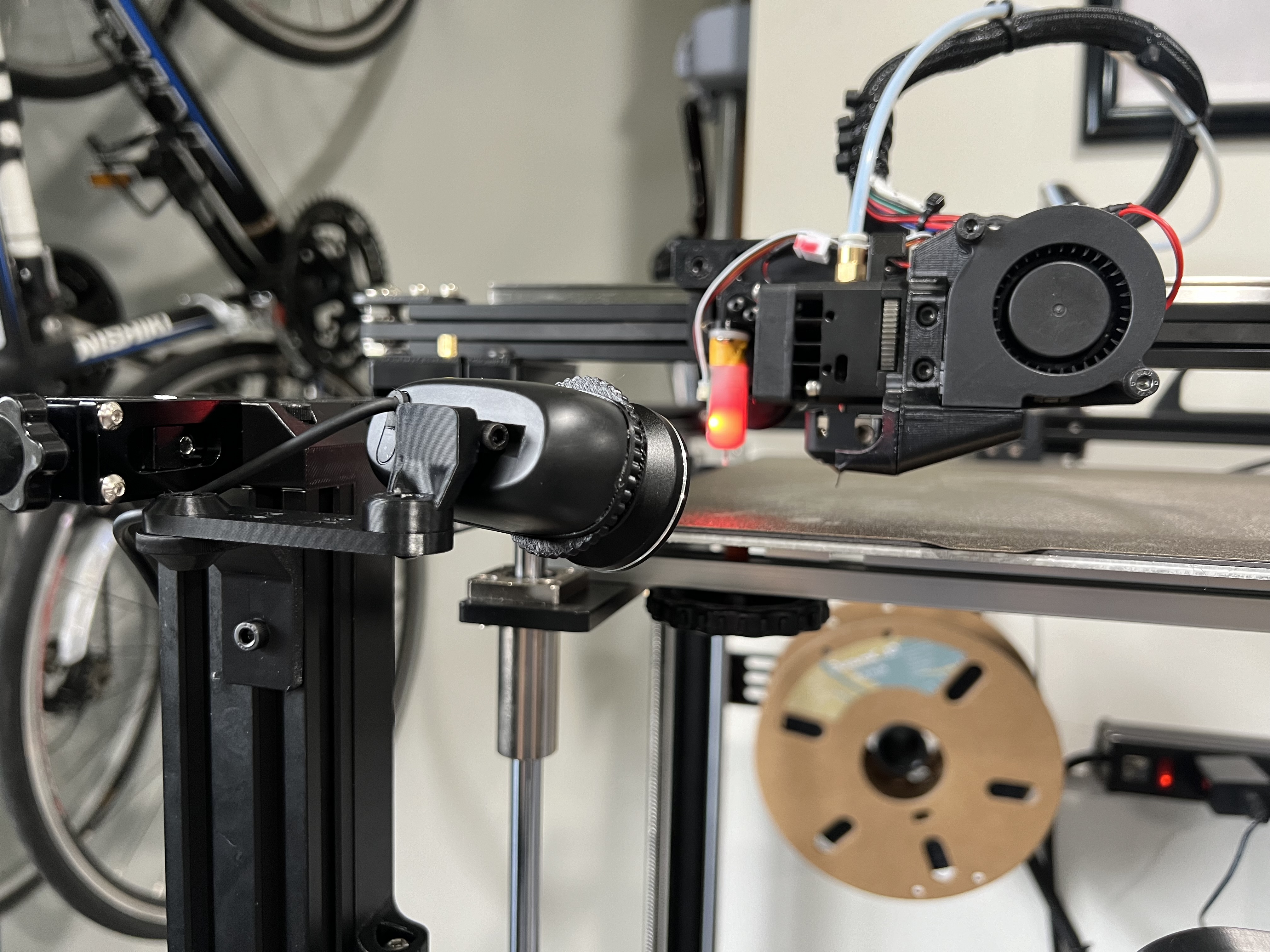 Logitech C270 Wide Angle Lens and T-Slot 2020 Mount for Ender 5 Plus