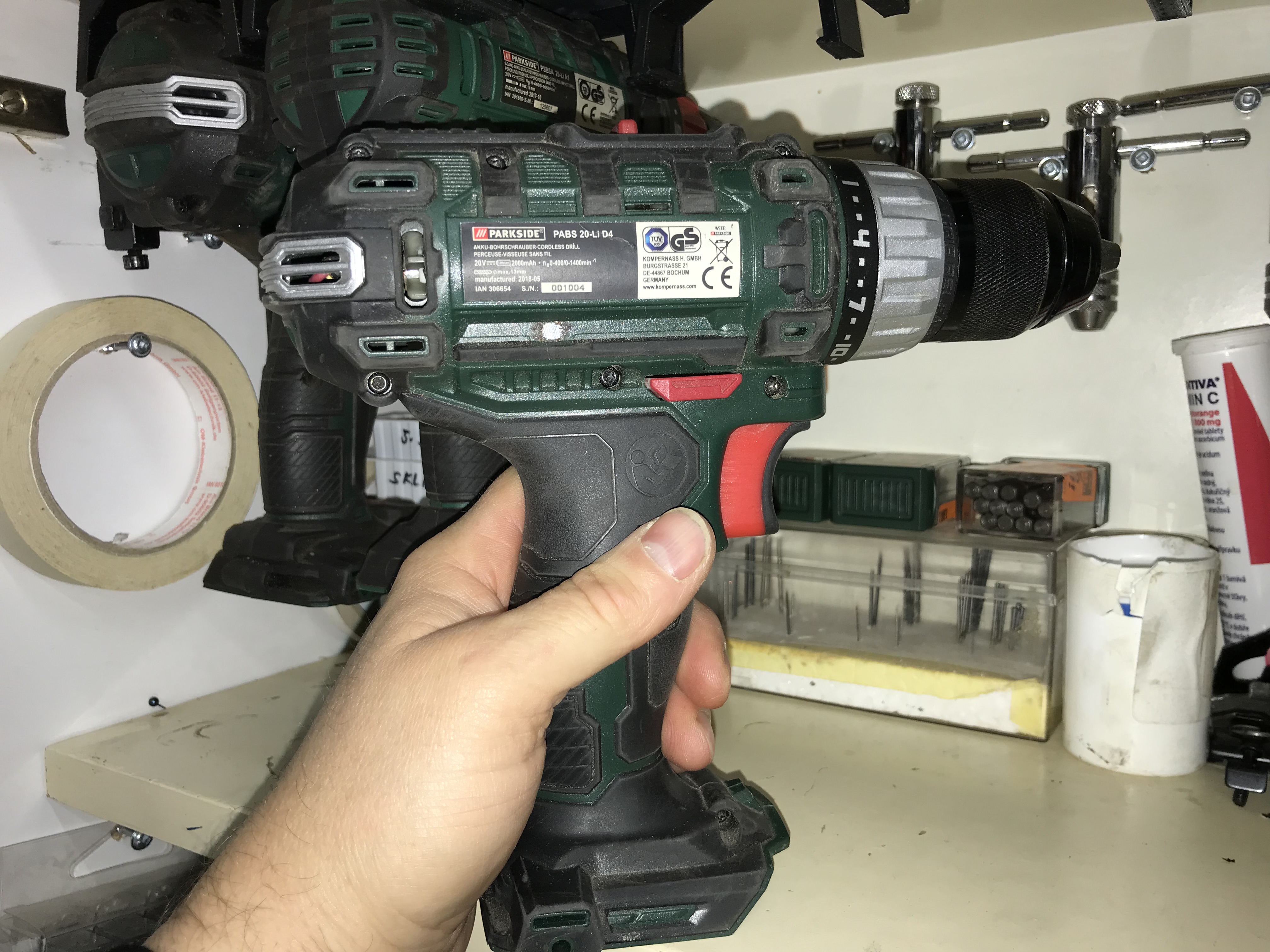 Best Holder Parkside PABS 20-Li Cordless Drill Driver