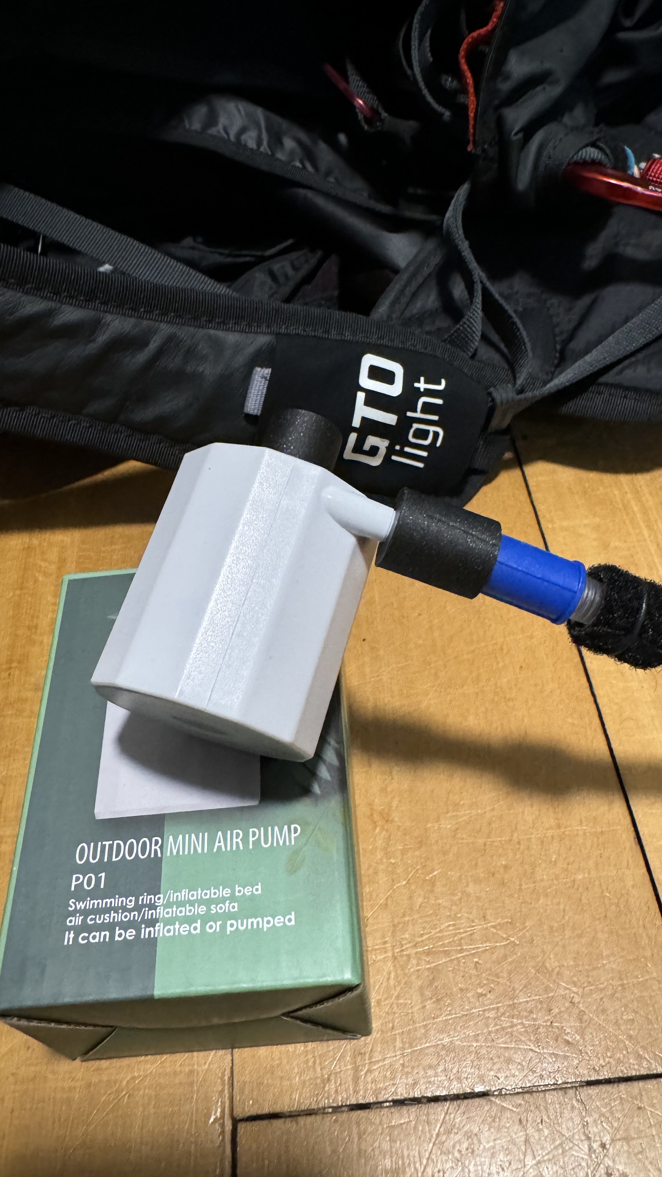 Adapter Woody Valley Airbag to Outdoor Mini Air Pump P01