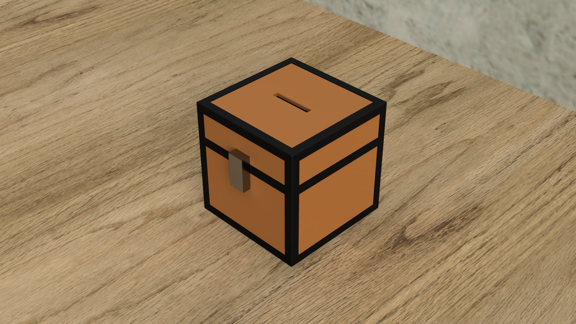 Minecraft Chest - Use it as a piggy bank or a small box.