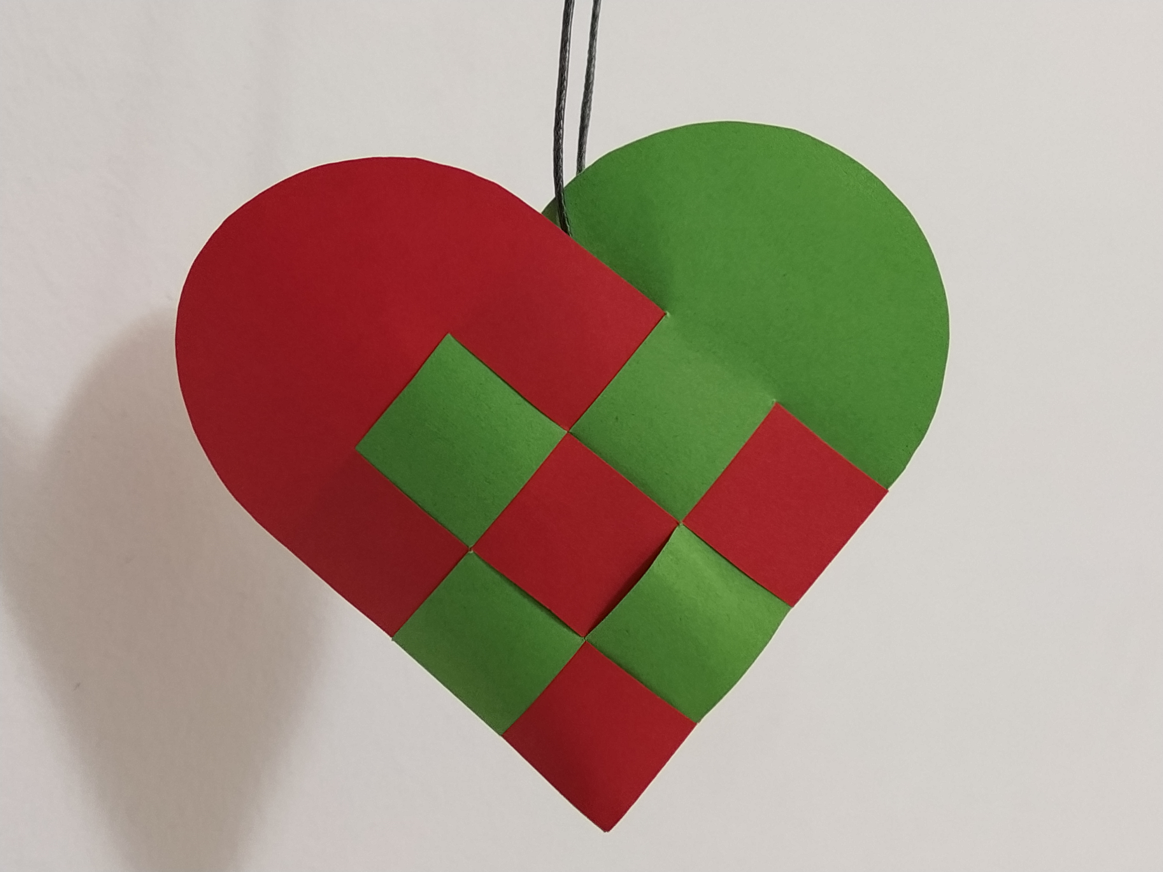 Woven Heart Basket Template