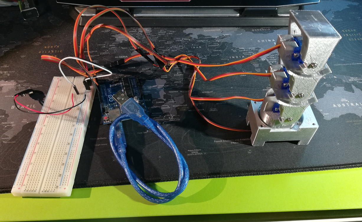 4 DoF mini robot arm