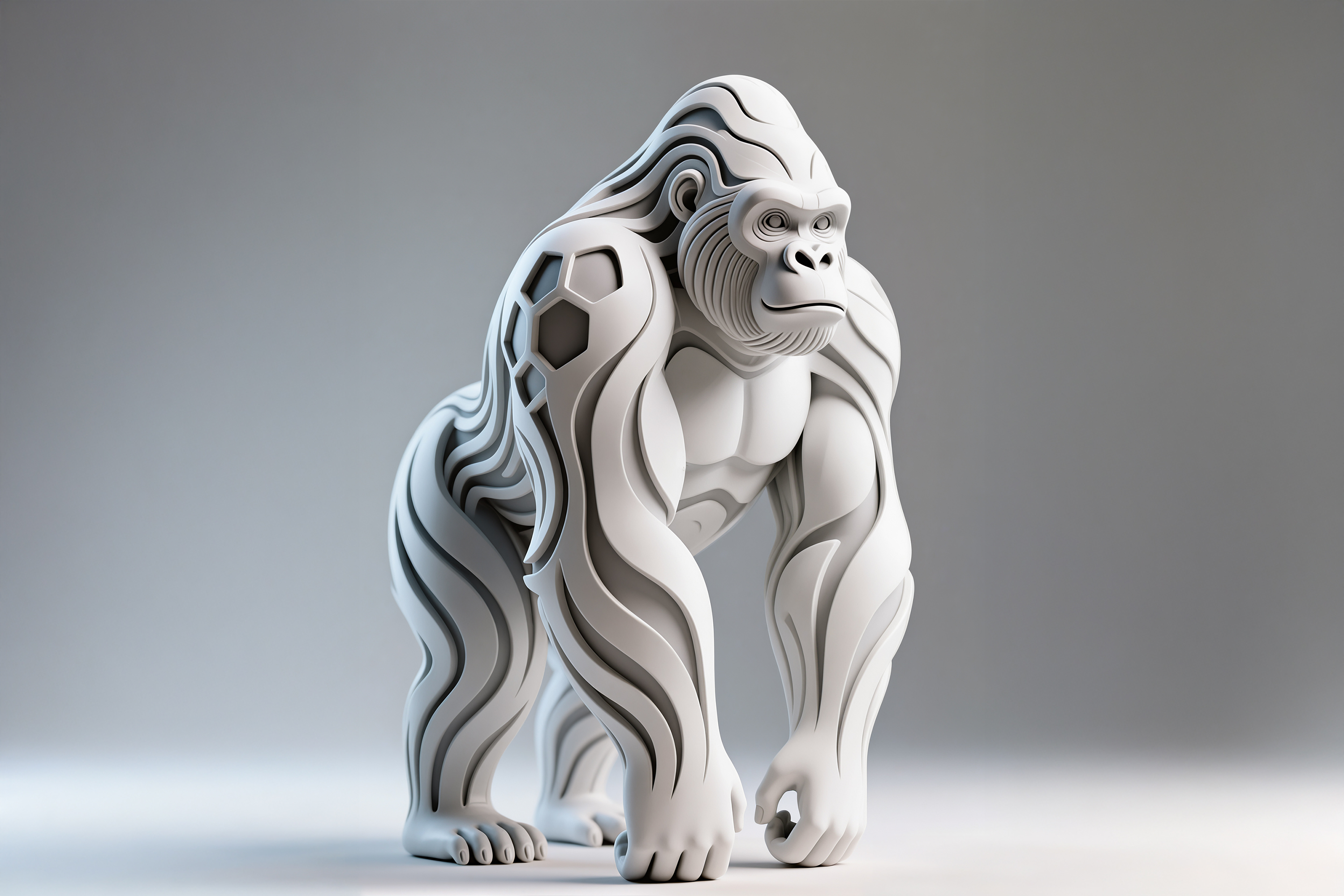 Gorilla Hexa, Sculpture