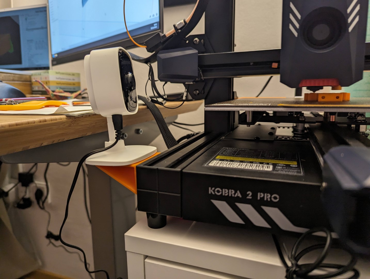 TP-Link Tapo C100/C110 Rail Mount for Anycubic Kobra Printers