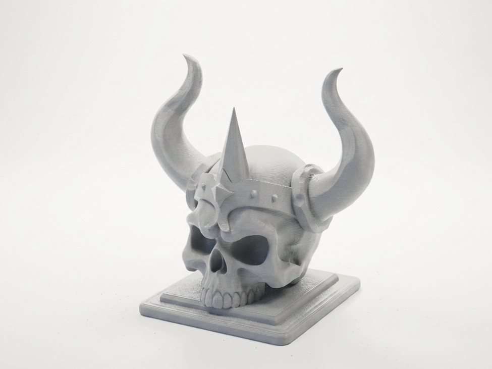 Horned Skull Sculpture Norse Mythology 3D Printable