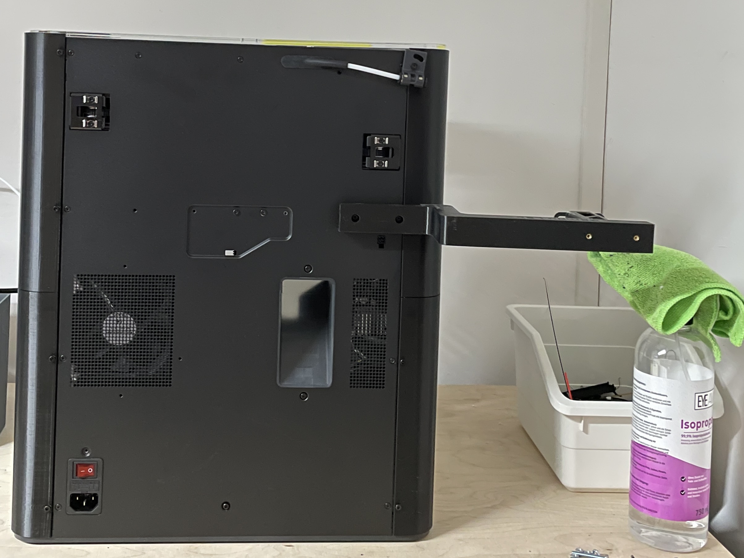 Vision Enclosure back Top for complete metal backplate